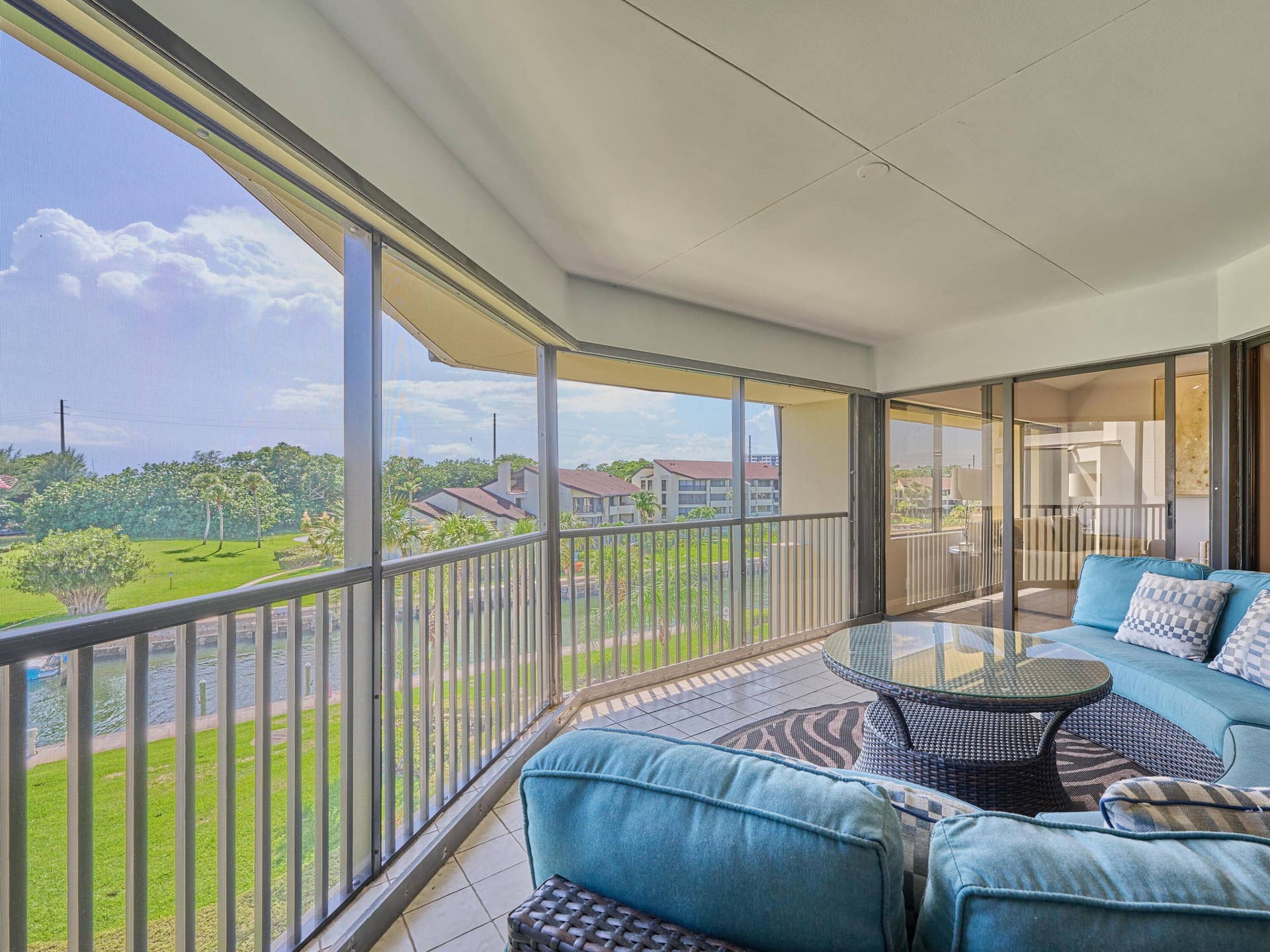 1117 Marine Way E, #K4l, North Palm Beach, FL 33408 Balcony to waterway