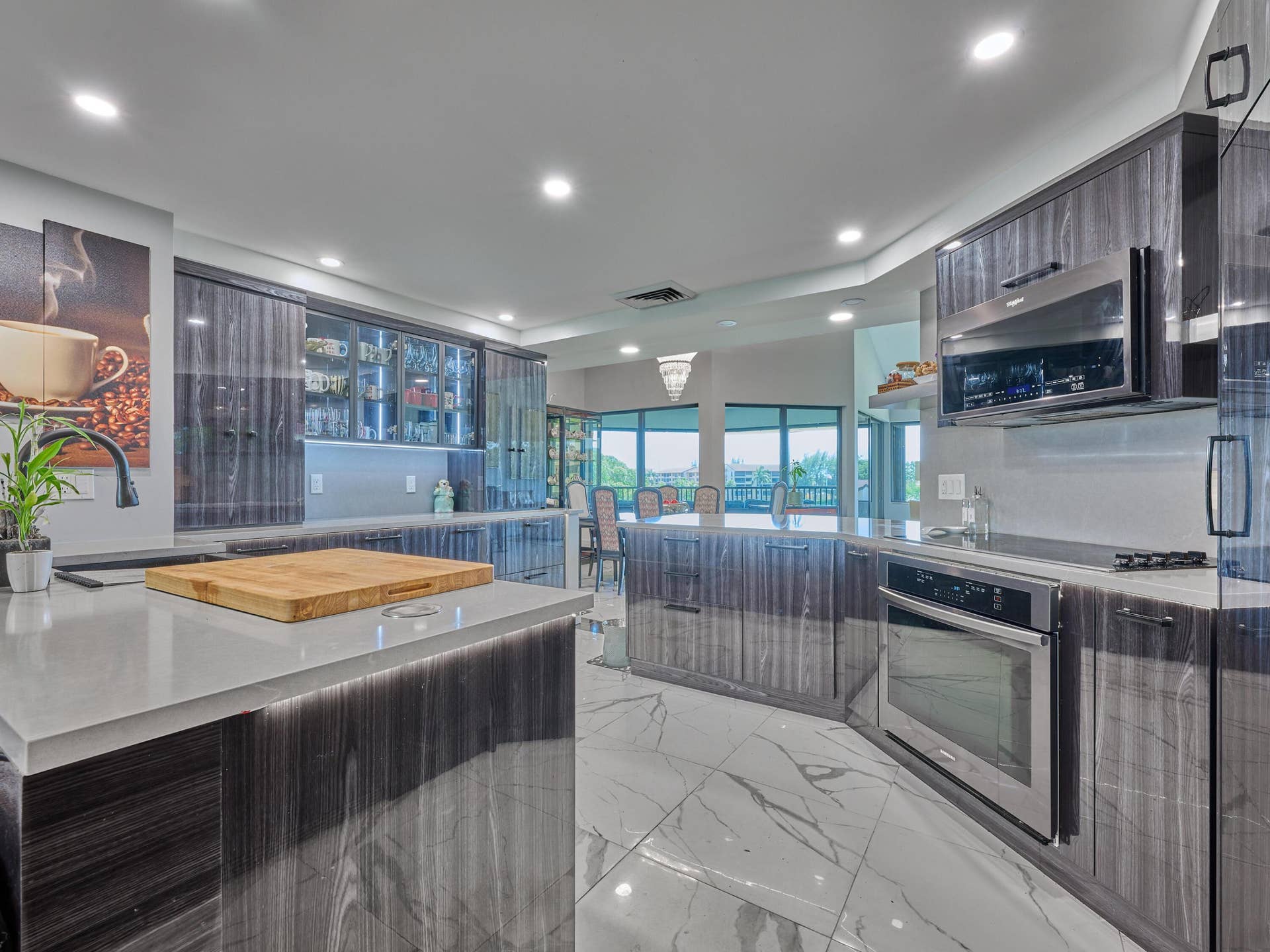 1117 Marine Way E, #K4l, North Palm Beach, FL 33408 Kitchen to Living