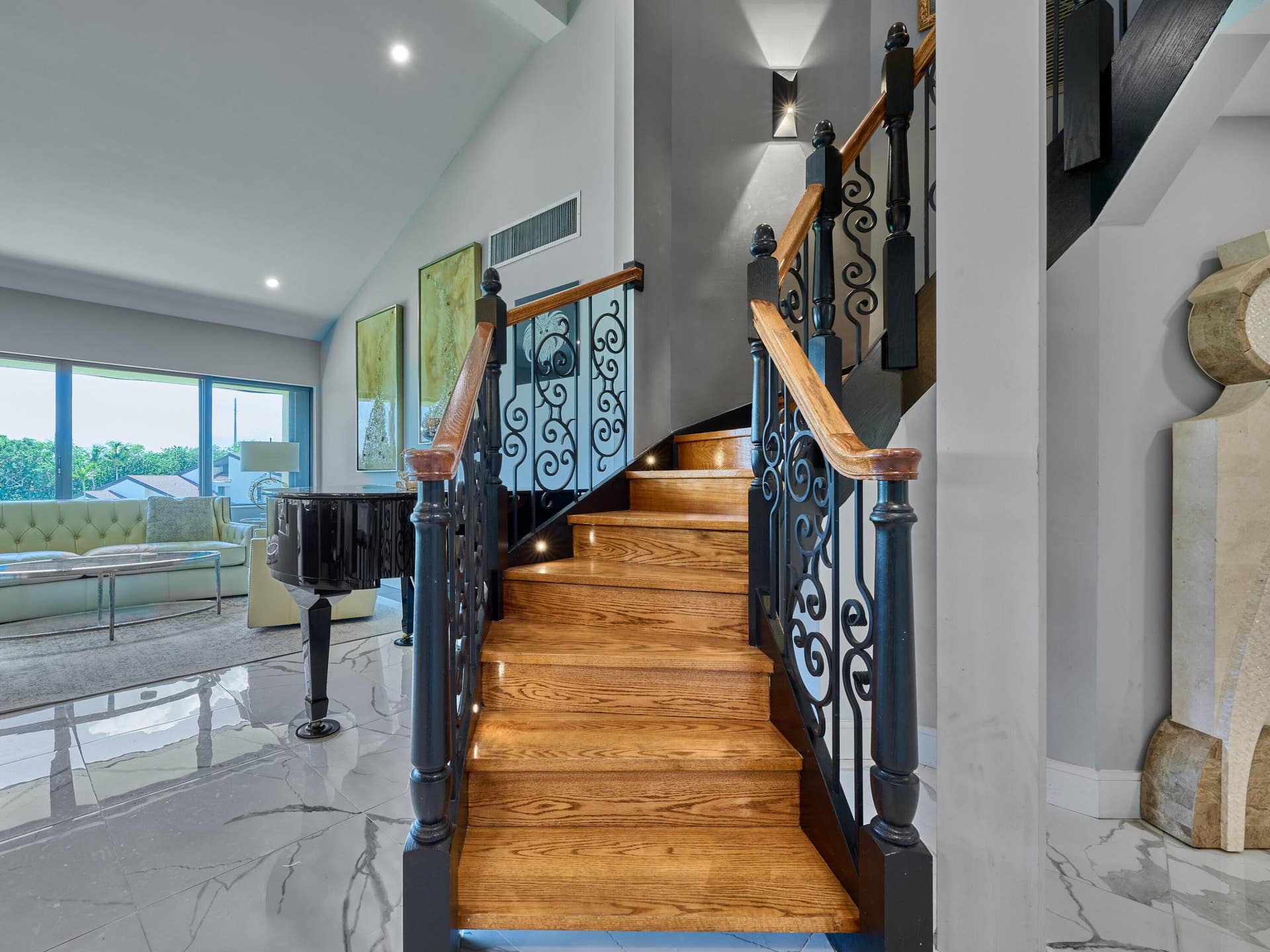 1117 Marine Way E, #K4l, North Palm Beach, FL 33408 Staircase to Loft - Balcony