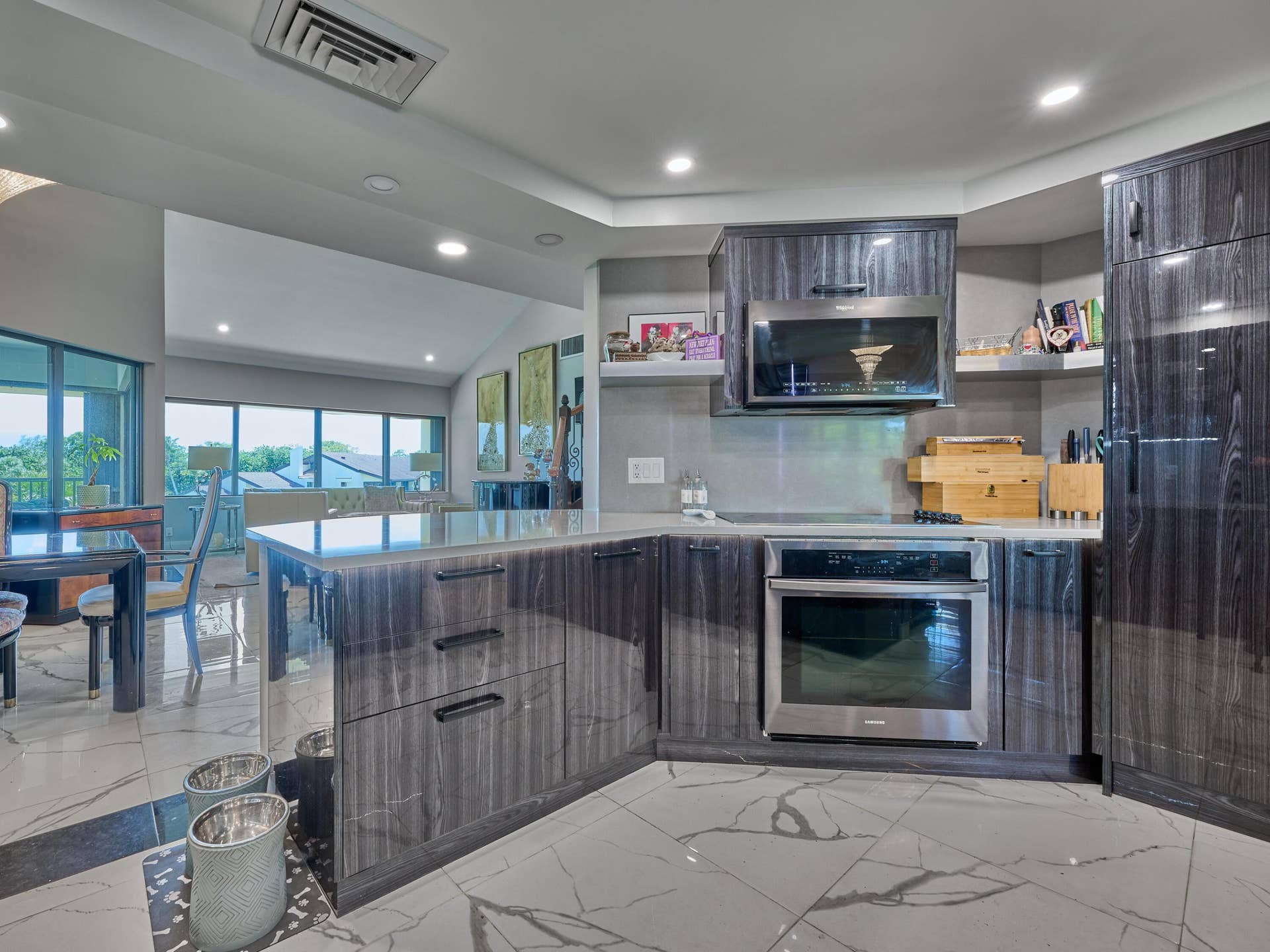 1117 Marine Way E, #K4l, North Palm Beach, FL 33408 Kitchen to Balcony