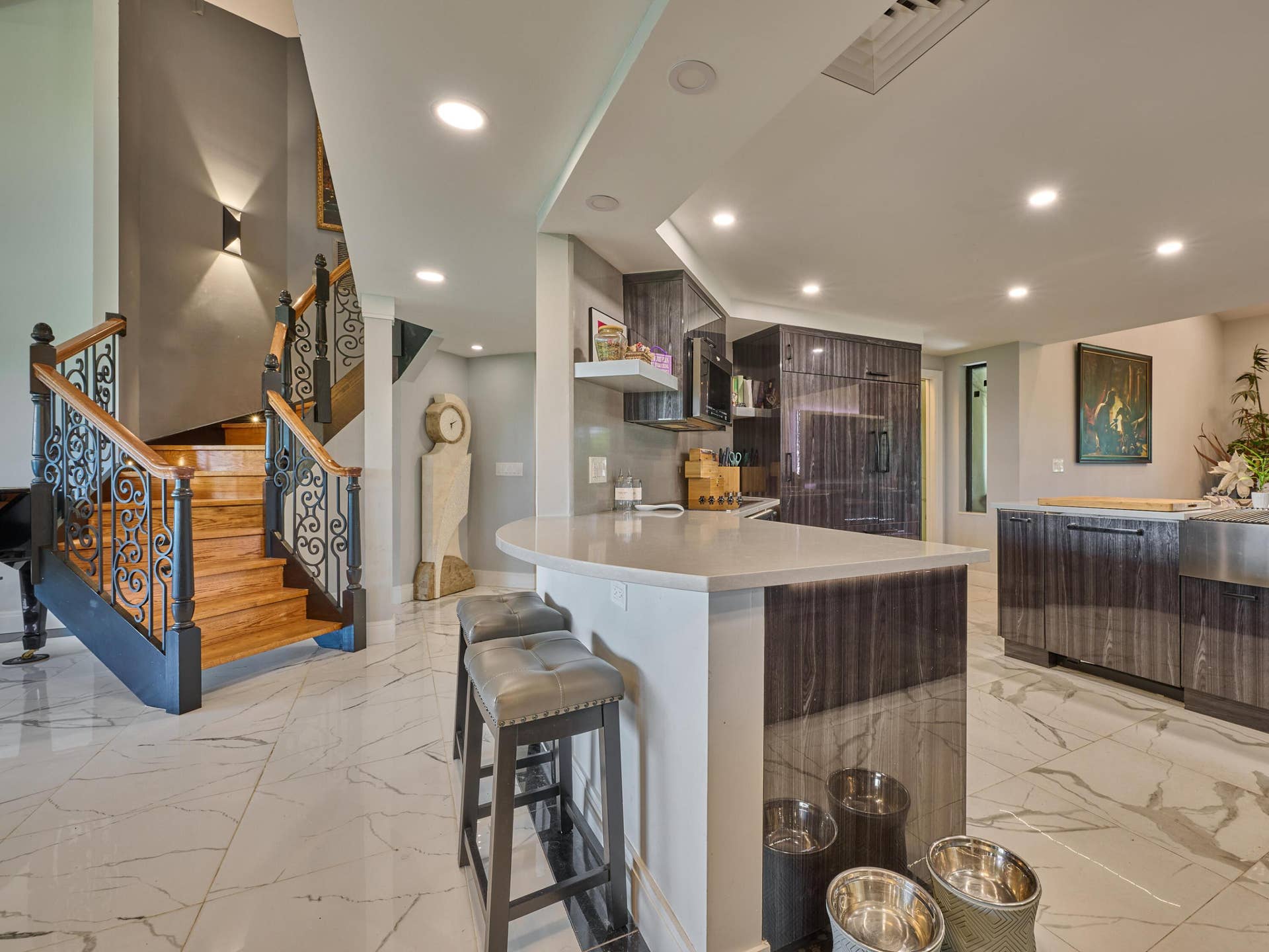 1117 Marine Way E, #K4l, North Palm Beach, FL 33408 Kitchen to Stairs