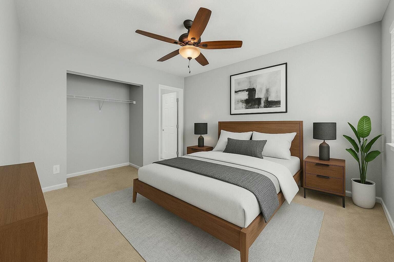 Bedroom 1 Virtually Staged 1