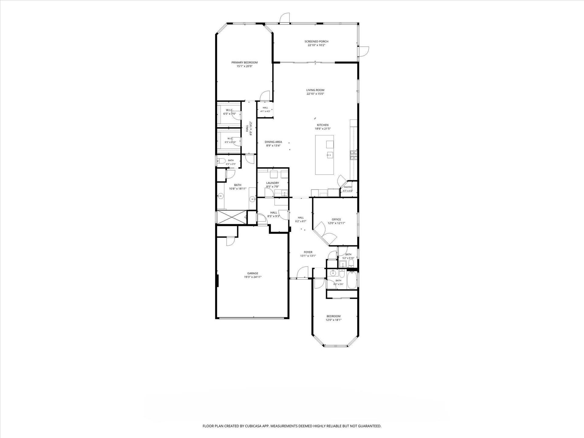 12110 KALMAR Circle N, Parkland, FL 33076 01-2D Floor Plan for 12110 Kalmar Circle