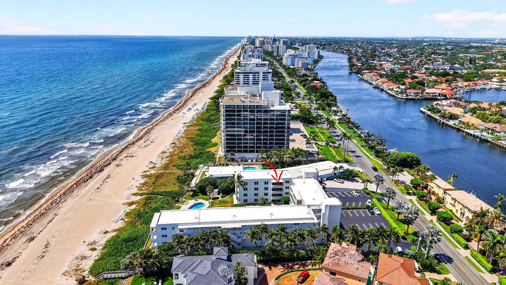 2701 S Ocean Boulevard, #47, Highland Beach, FL 33487 Aerial View