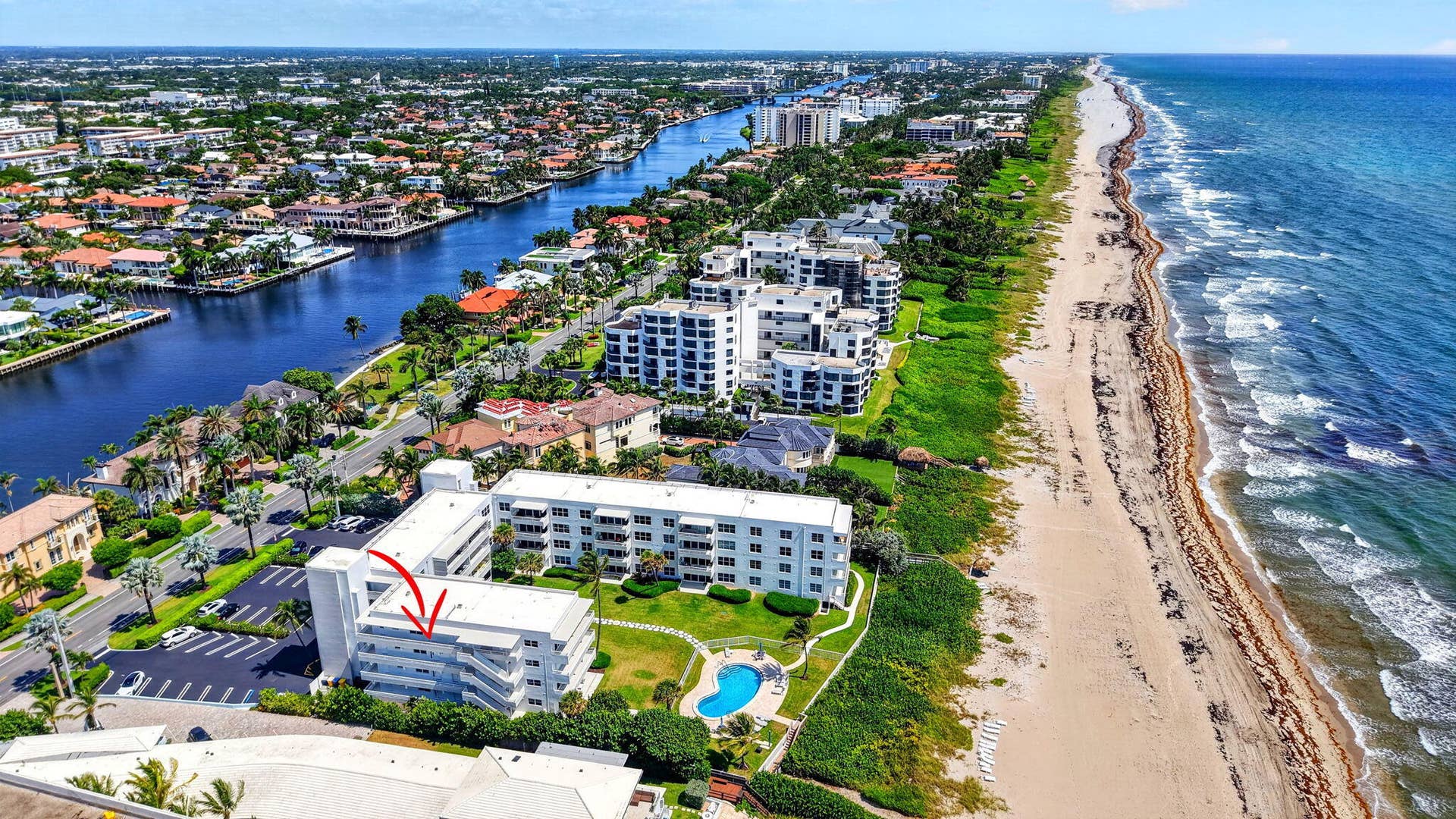 2701 S Ocean Boulevard, #47, Highland Beach, FL 33487 Aerial View