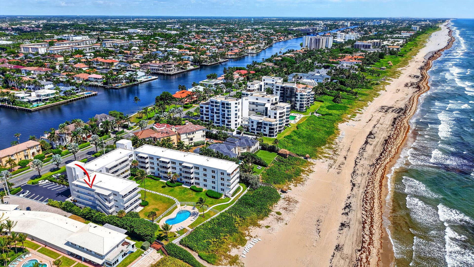 2701 S Ocean Boulevard, #47, Highland Beach, FL 33487 Aerial View