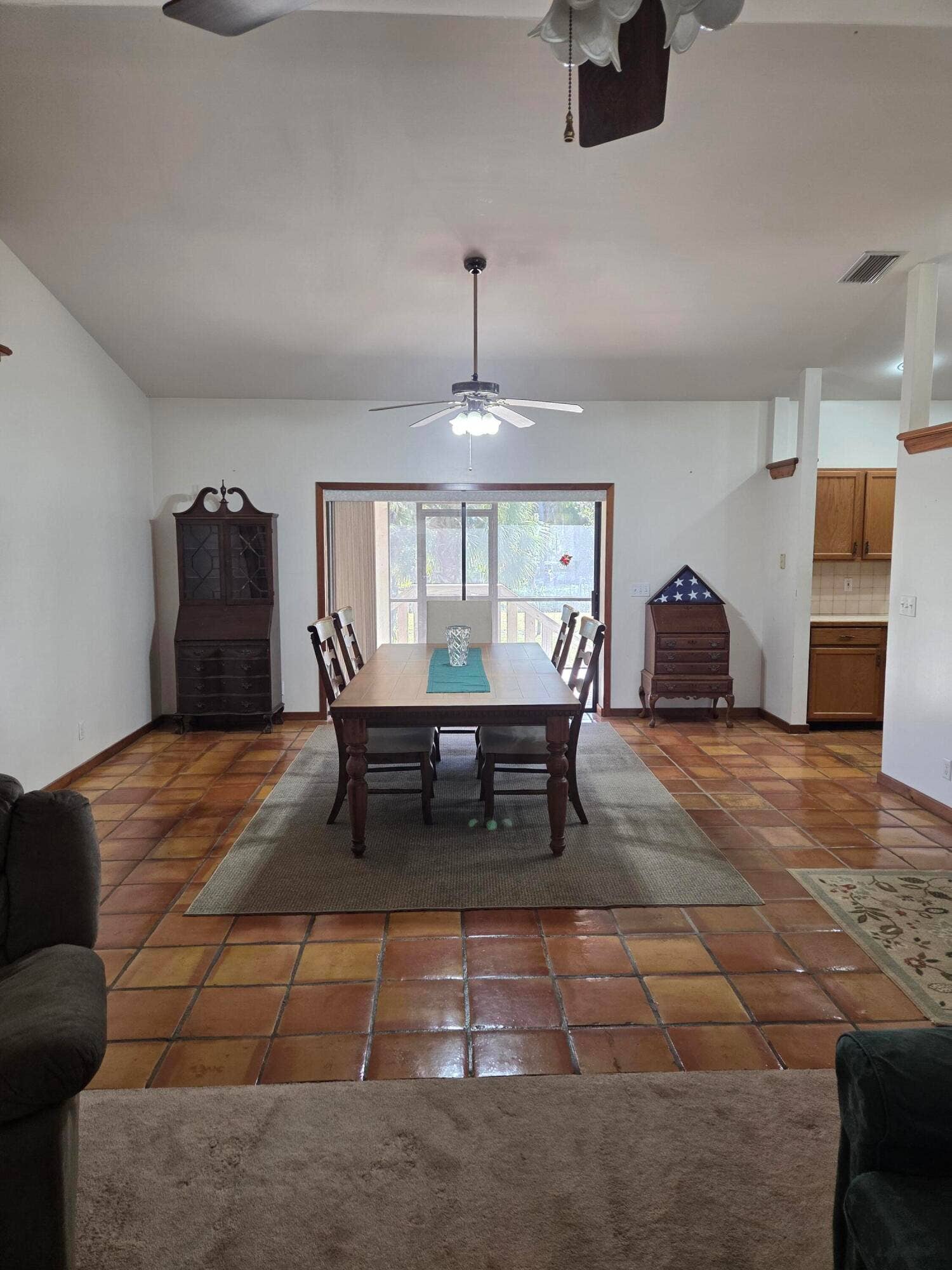 View from living area.
