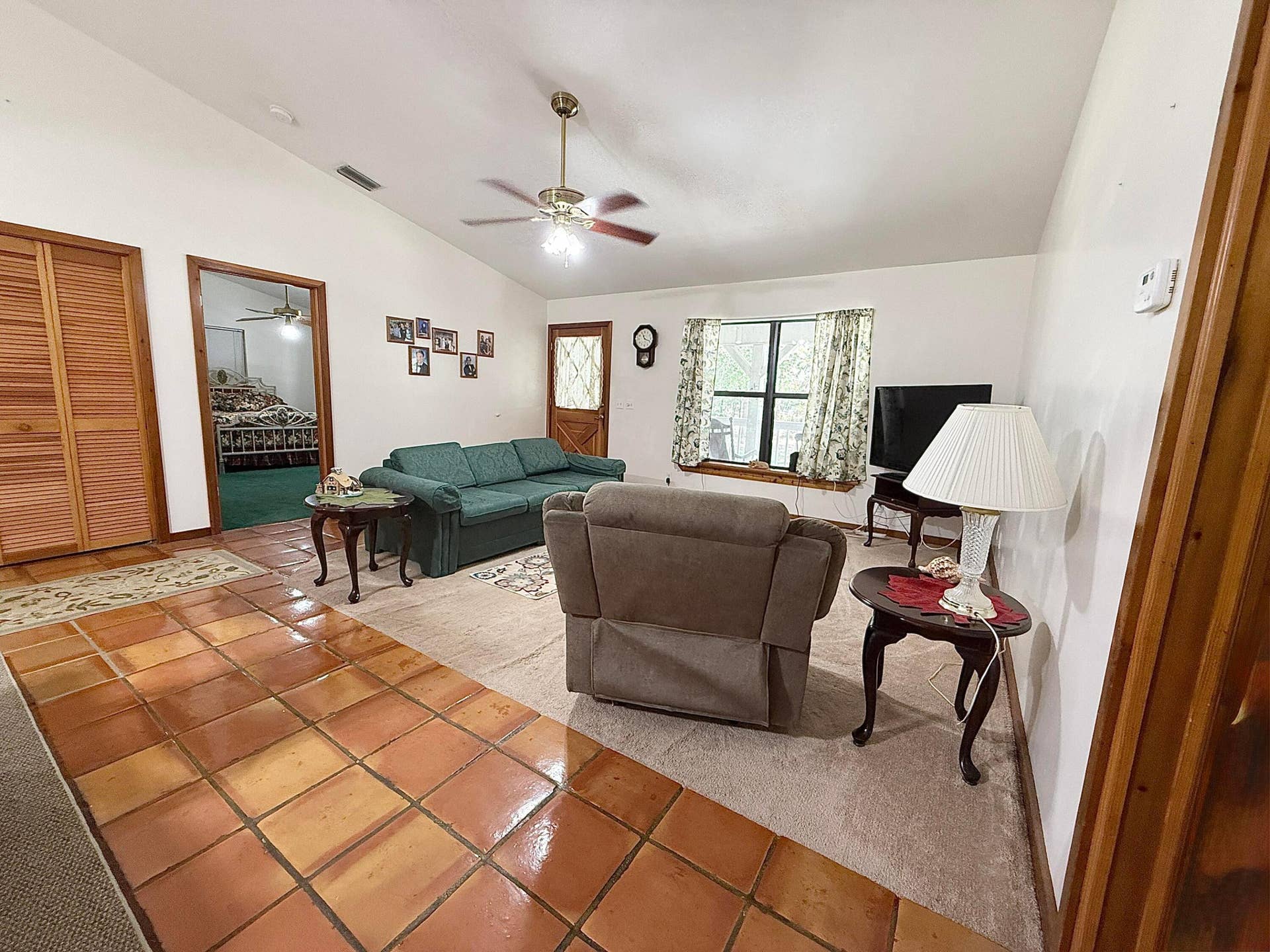 Living area facing the primary bedroom