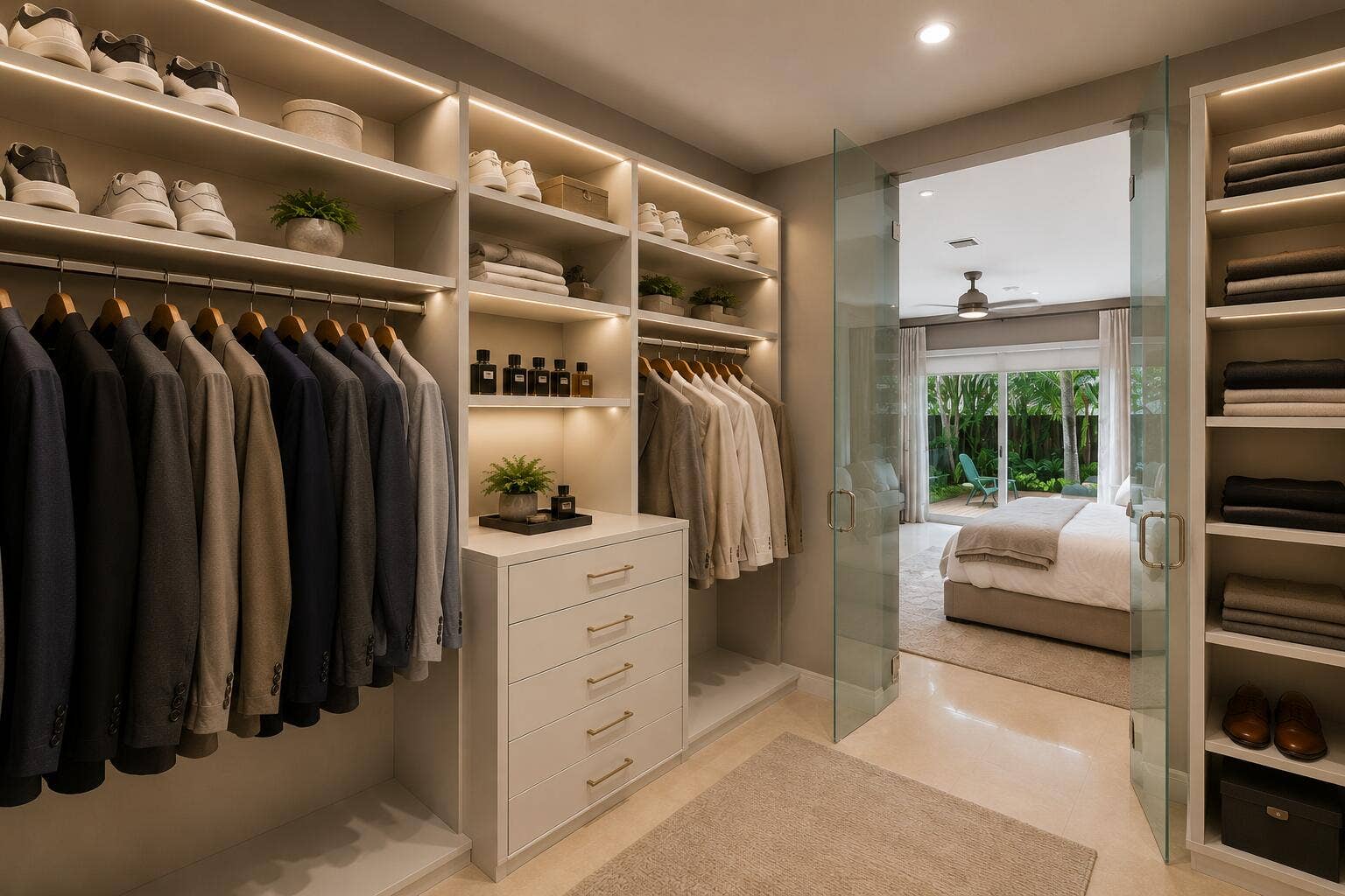 832 NE 19TH Avenue, #832, Fort Lauderdale, Fort Lauderdale, FL 33304 Master closet