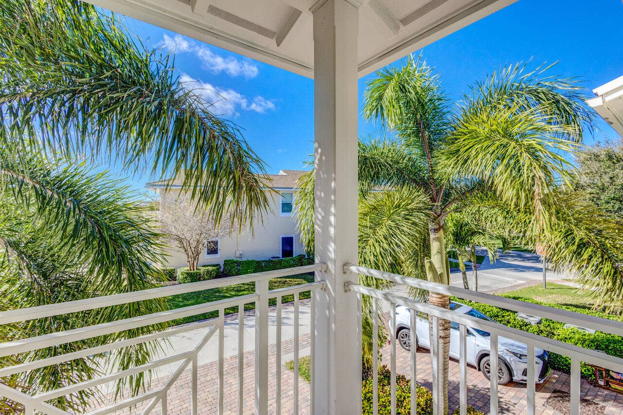 1212 S COMMUNITY Drive, Jupiter, FL 33458 Bedroom 2 Balcony