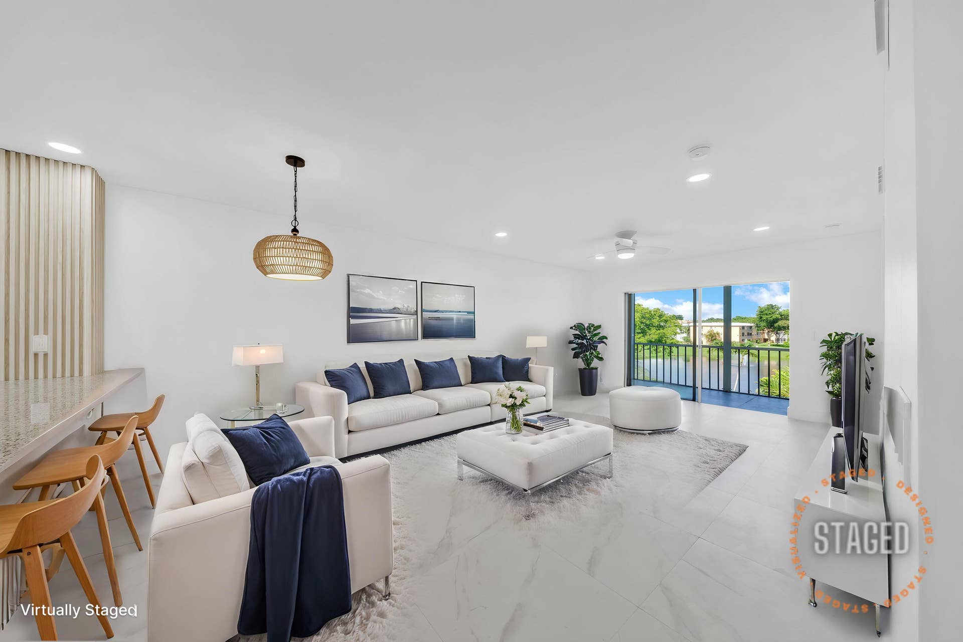 9880 Marina Boulevard, #1536, Boca Raton, FL 33428 6-Living-Area-(1) - Living Room - Staged
