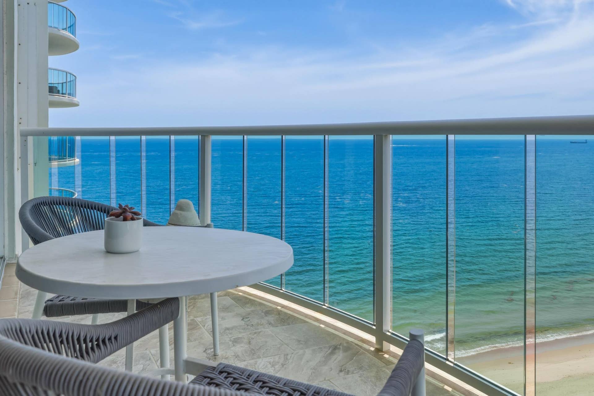 3400 Galt Ocean Drive, #1704S, Fort Lauderdale, FL 33308 Balcony