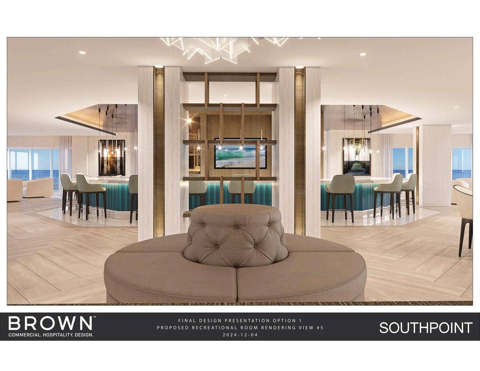 3400 Galt Ocean Drive, #1704S, Fort Lauderdale, FL 33308 Rendering of Social room
