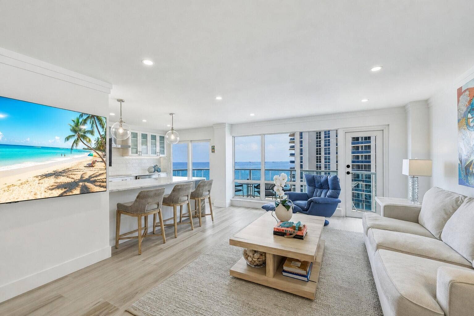 3400 Galt Ocean Drive, #1704S, Fort Lauderdale, FL 33308 Living Room