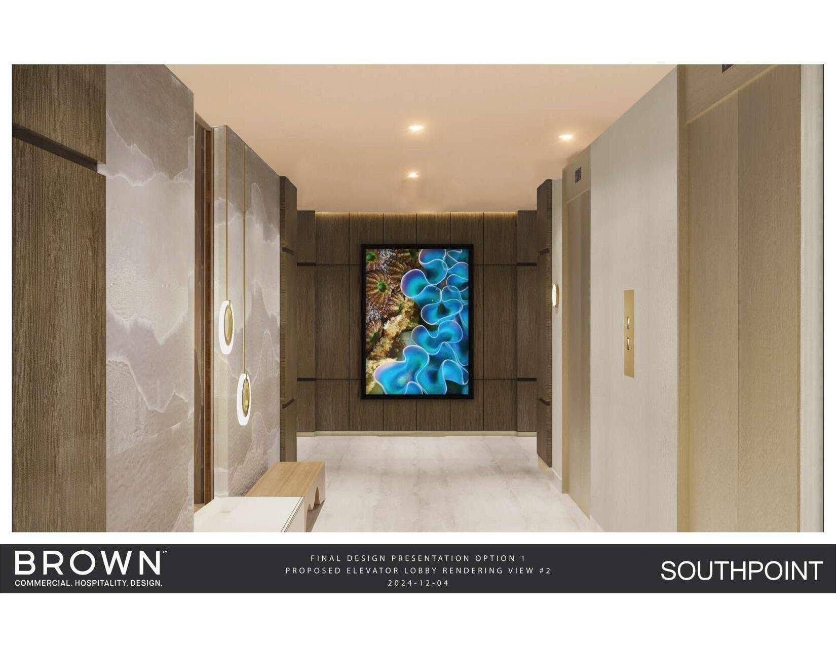 3400 Galt Ocean Drive, #1704S, Fort Lauderdale, FL 33308 Common area hallway renderings.