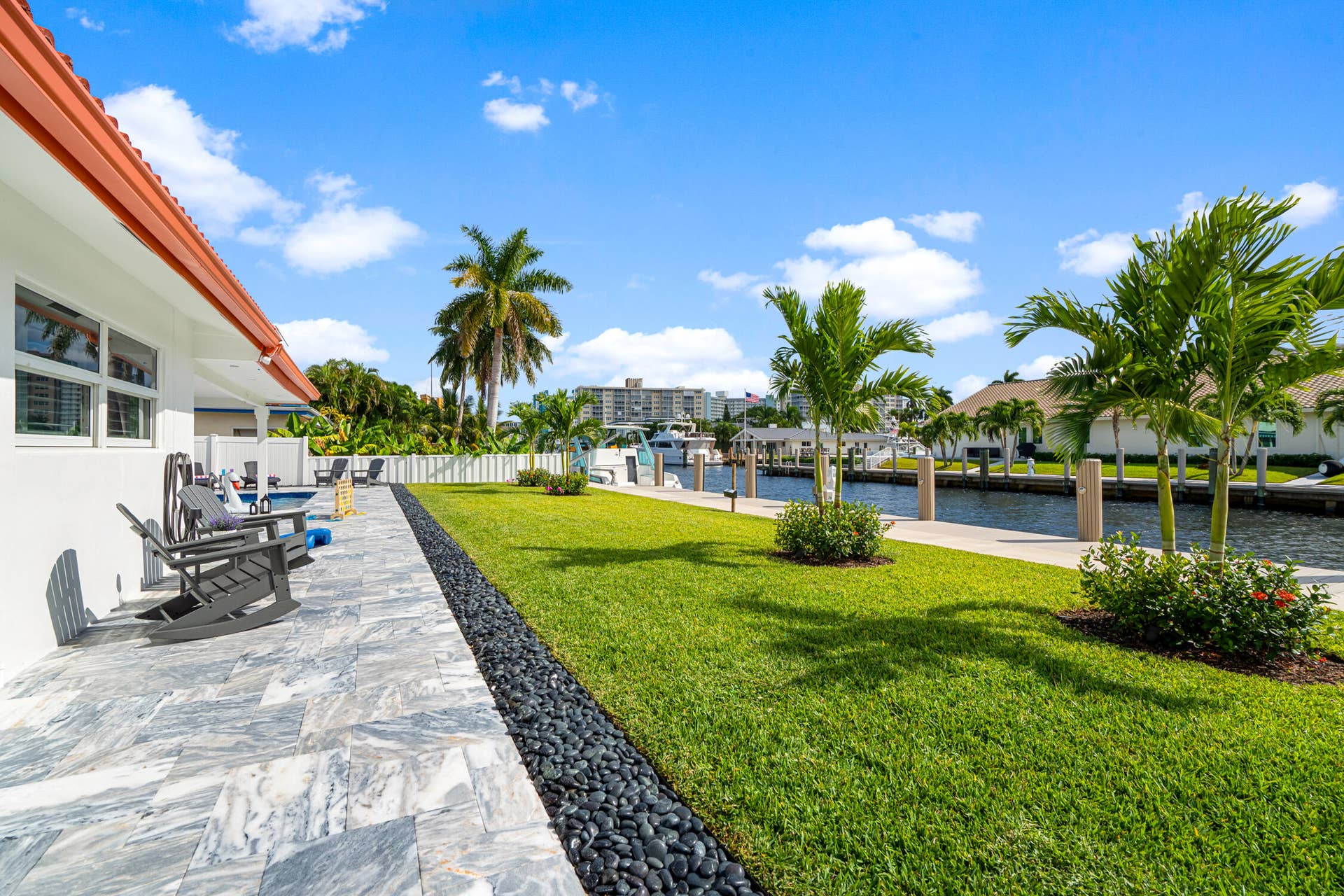 2760 NE 7TH Street, Pompano Beach, Pompano Beach, FL 33062 Waterfront Backyard