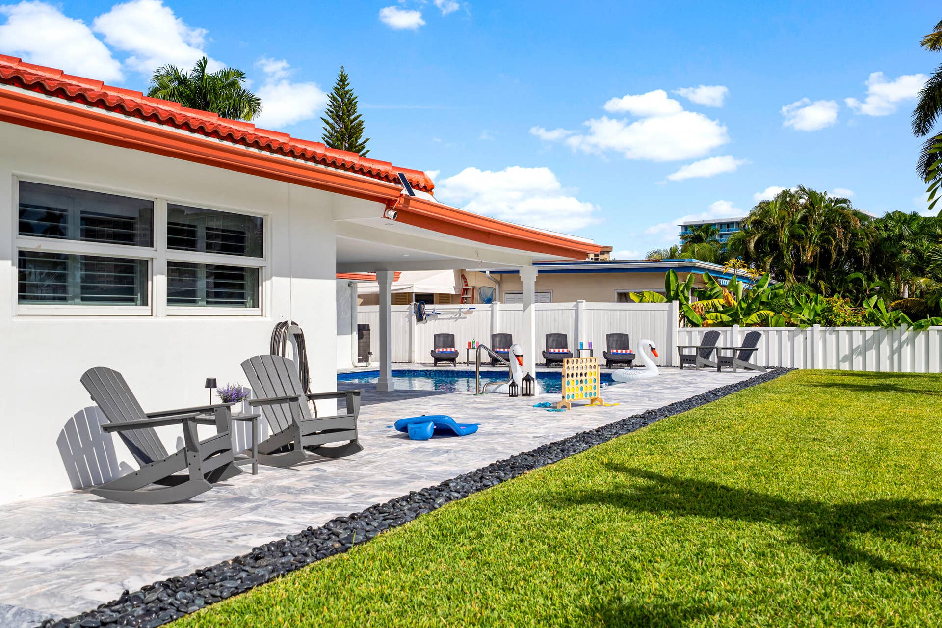 2760 NE 7TH Street, Pompano Beach, Pompano Beach, FL 33062 Backyard Lawn & Patio