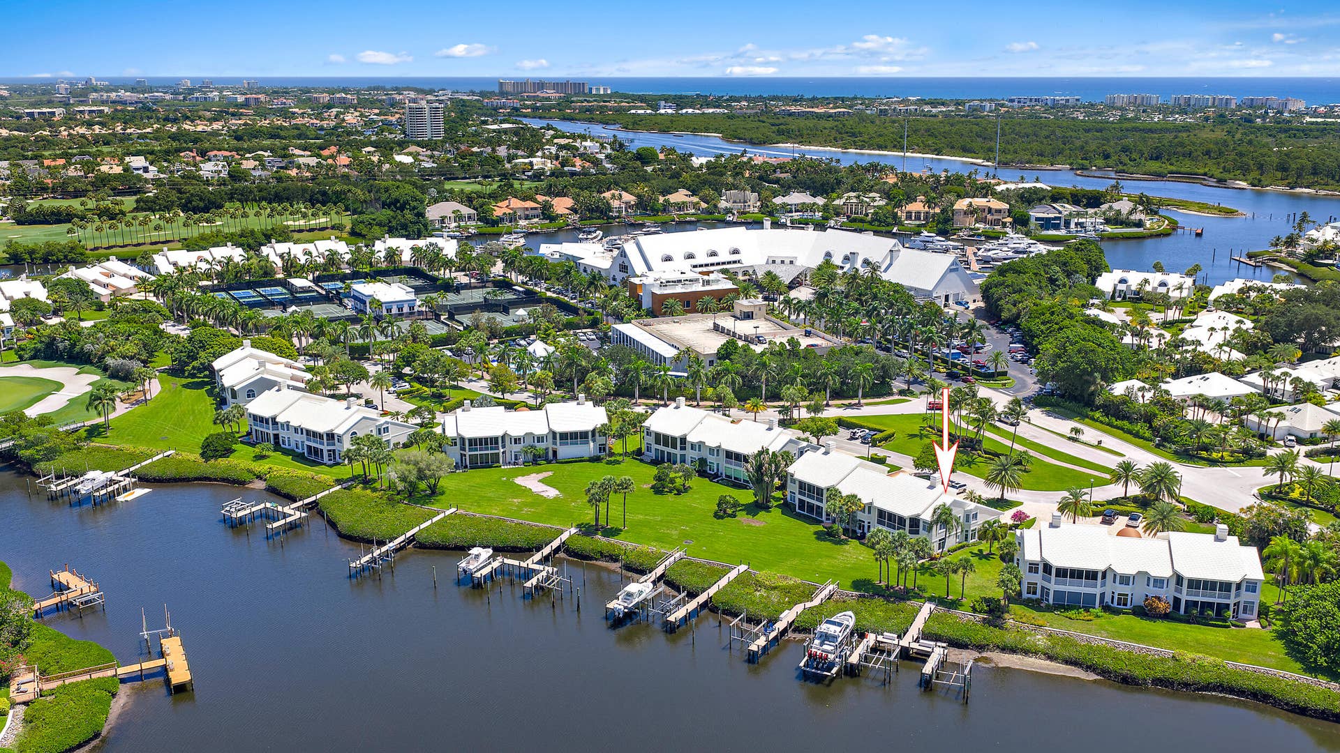 301 Captains Way, Jupiter, FL 33477 Aerial