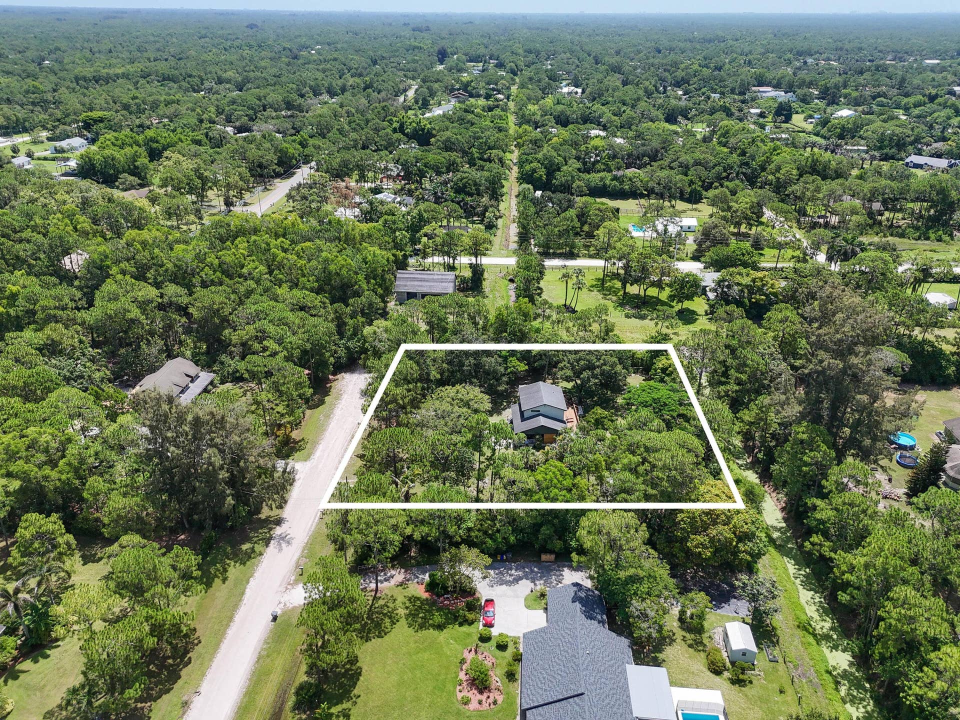 Aerial of Lot
