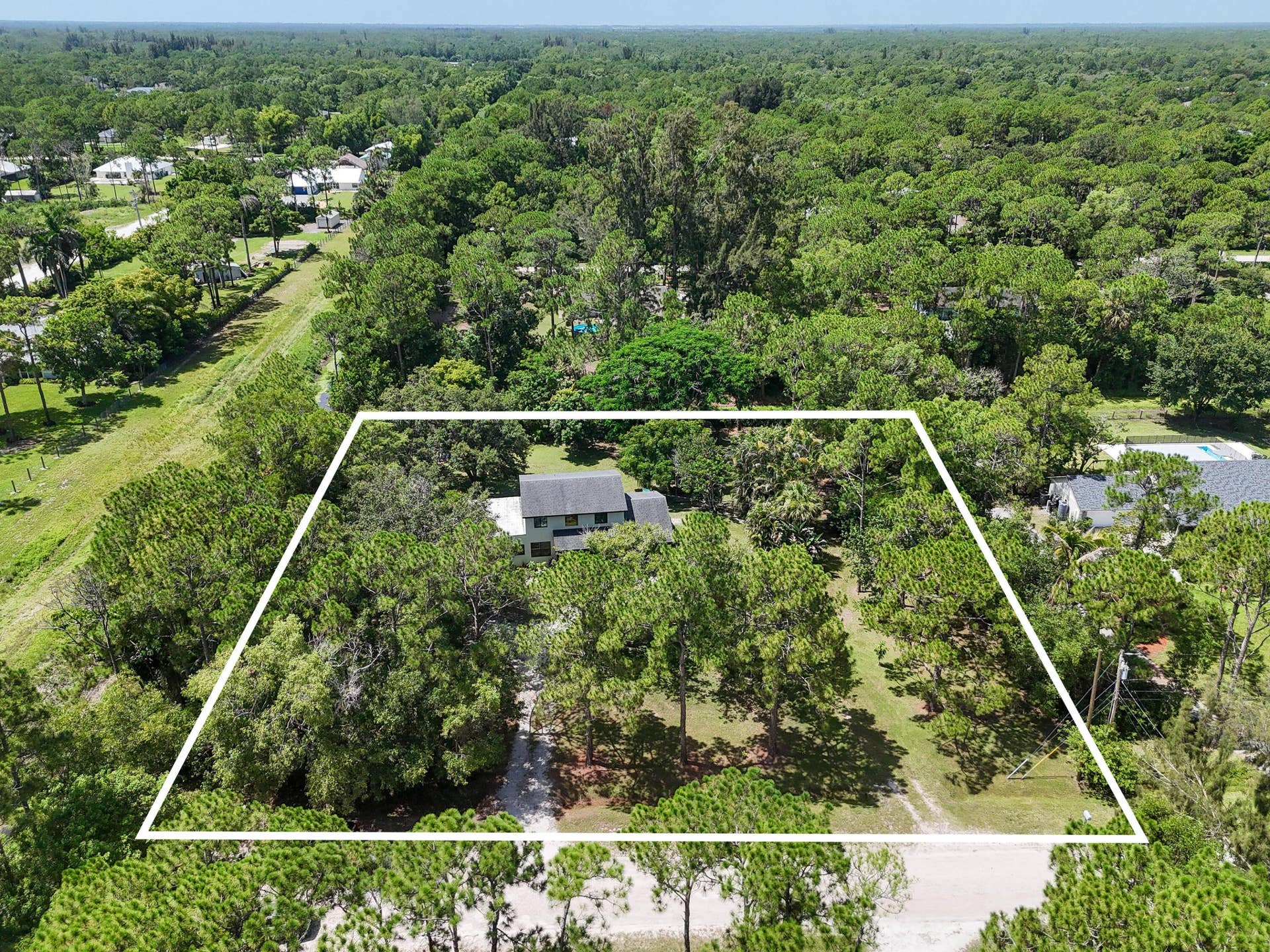 Aerial of Lot