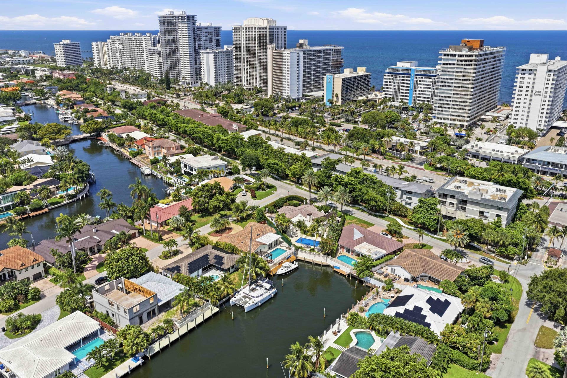 3316 NE 40TH Court, Fort Lauderdale, FL 33308 Aerial view