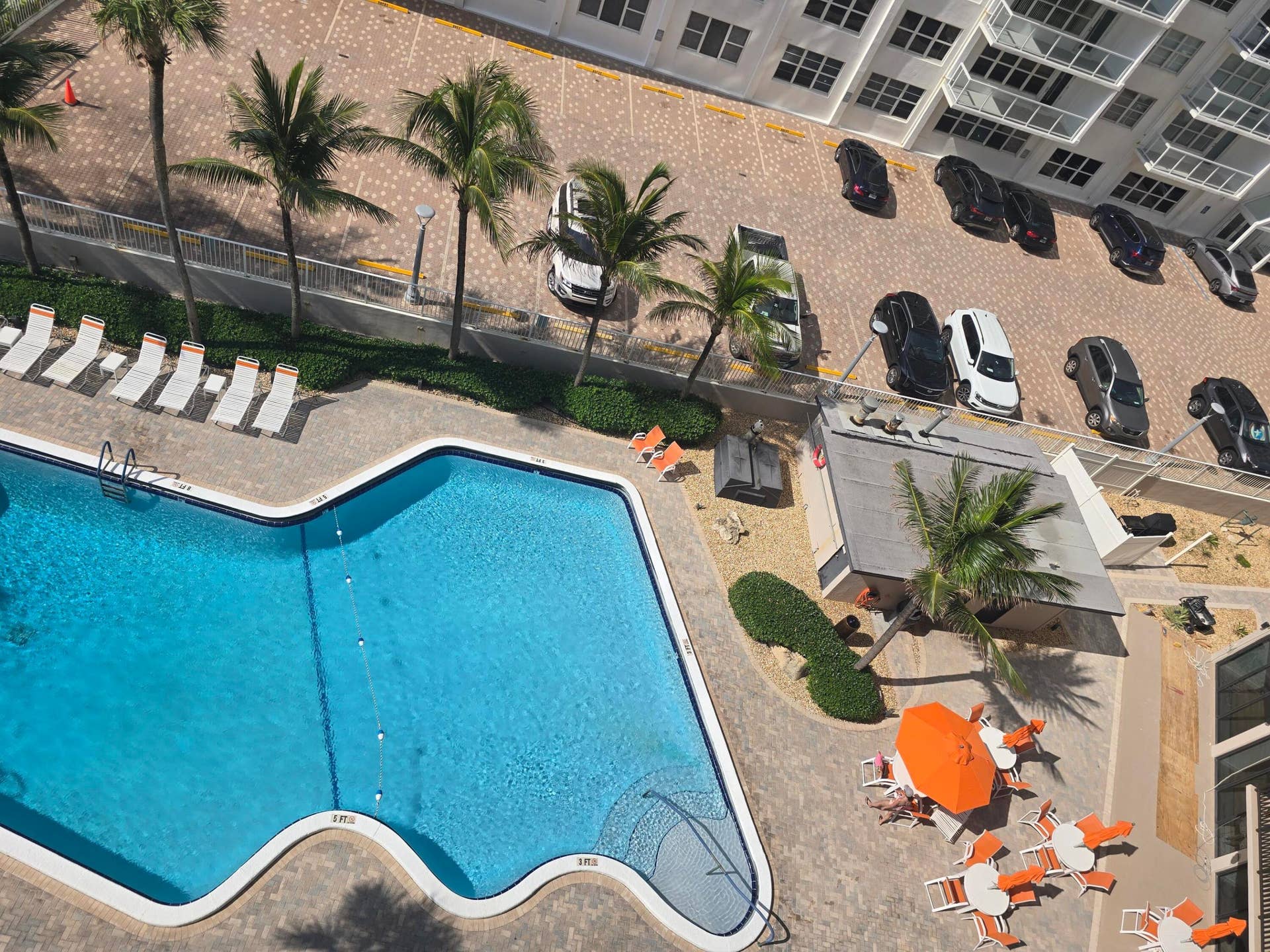 Pool with Chairs
