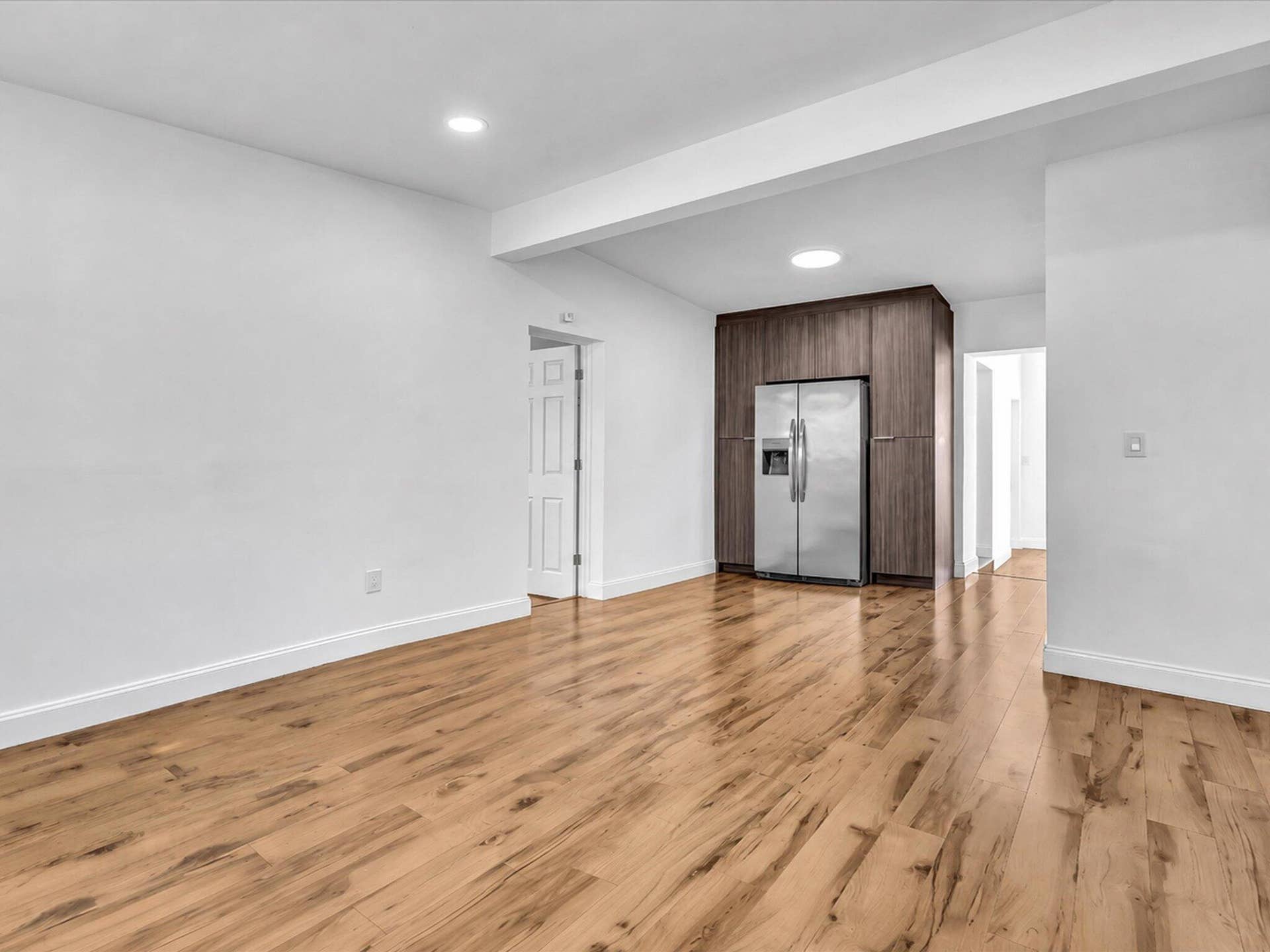 Virtually decluttered  furniture removed