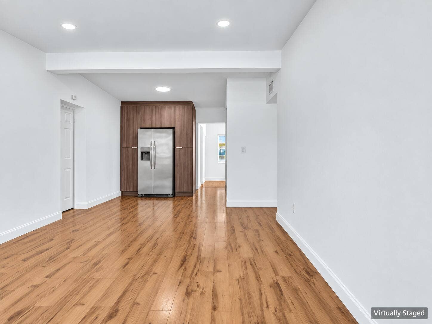 Virtually decluttered  furniture removed