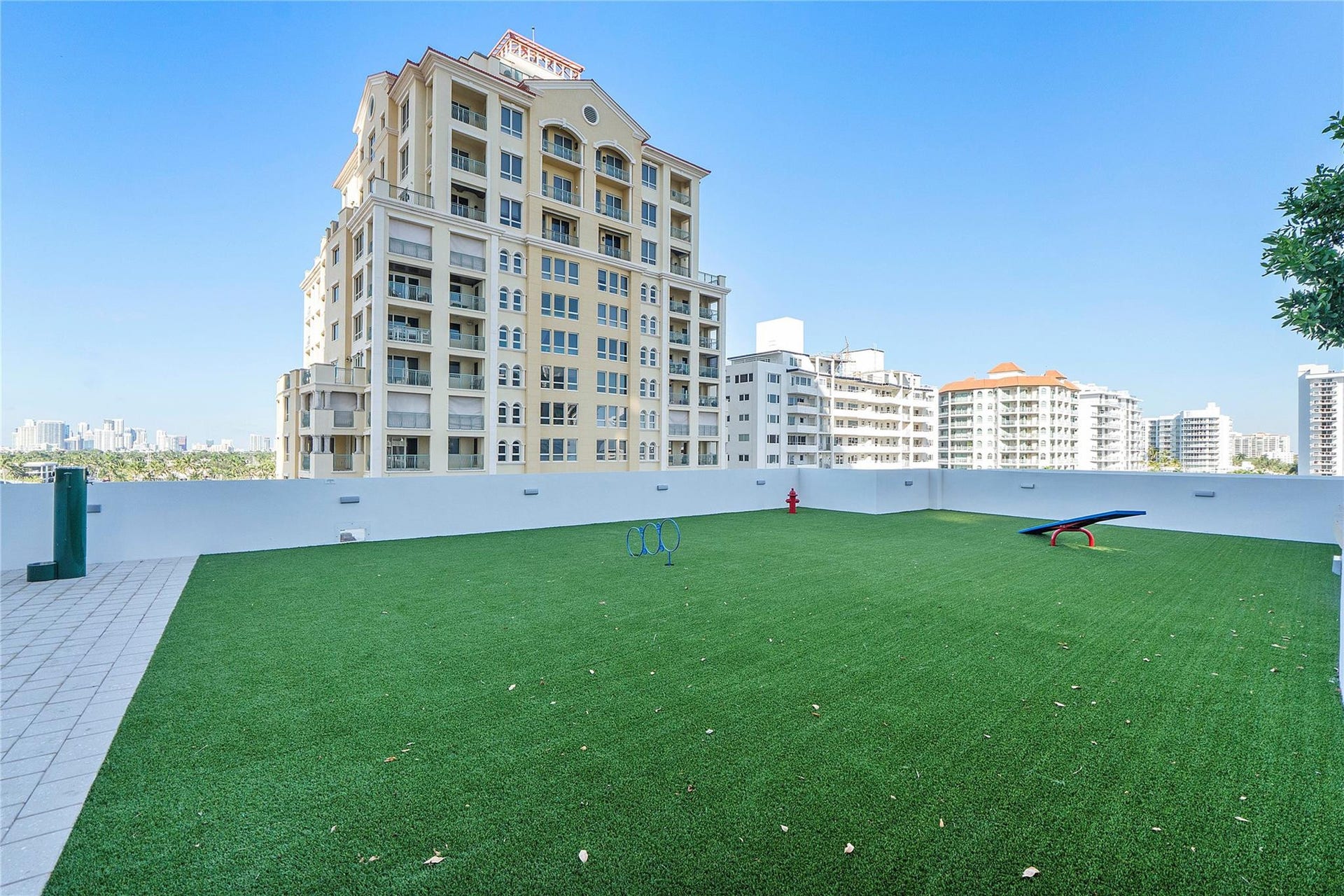 153 N Seabreeze Boulevard N, #1803, Fort Lauderdale, FL 33304 Our Doggie park, Its called a pet park so you can bring any pet and Selene allows up to 2 pets per unit (any size)