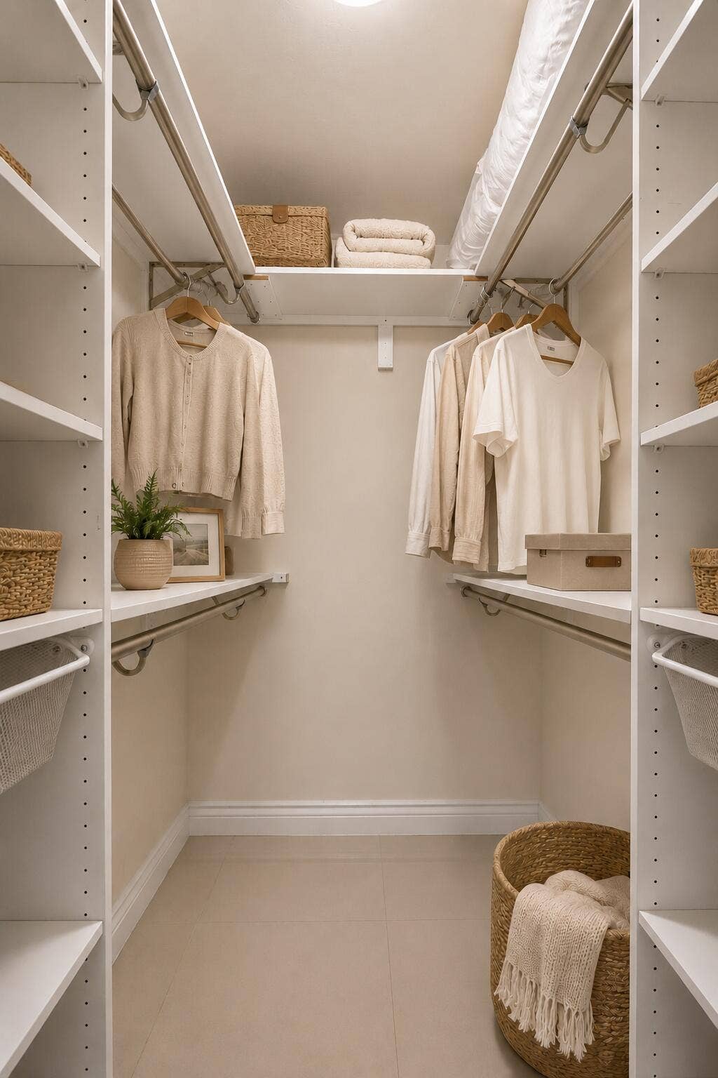 981 SE 10TH Court, Pompano Beach, FL 33060 Virtually staged primary closet.