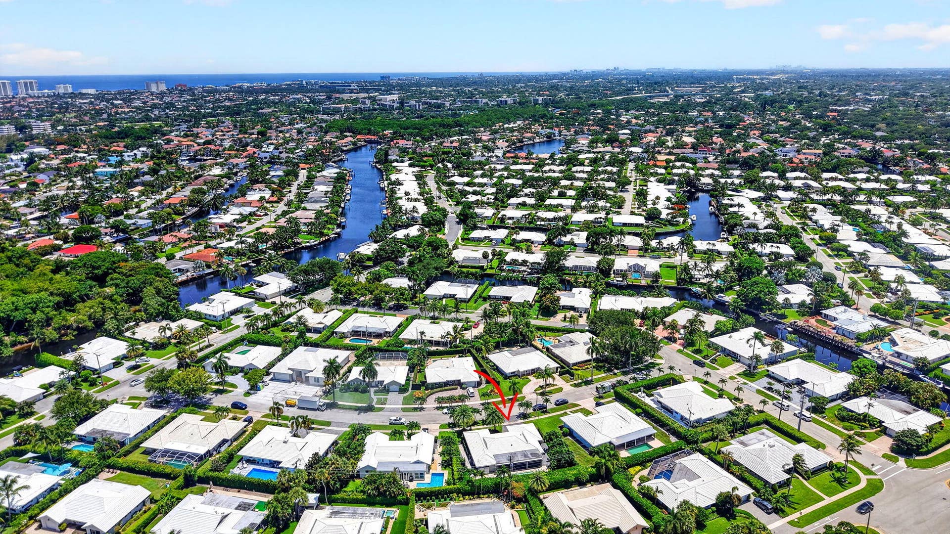 651 Juneberry Court, Boca Raton, FL 33486 AERIAL VIEW OF PROPERTY