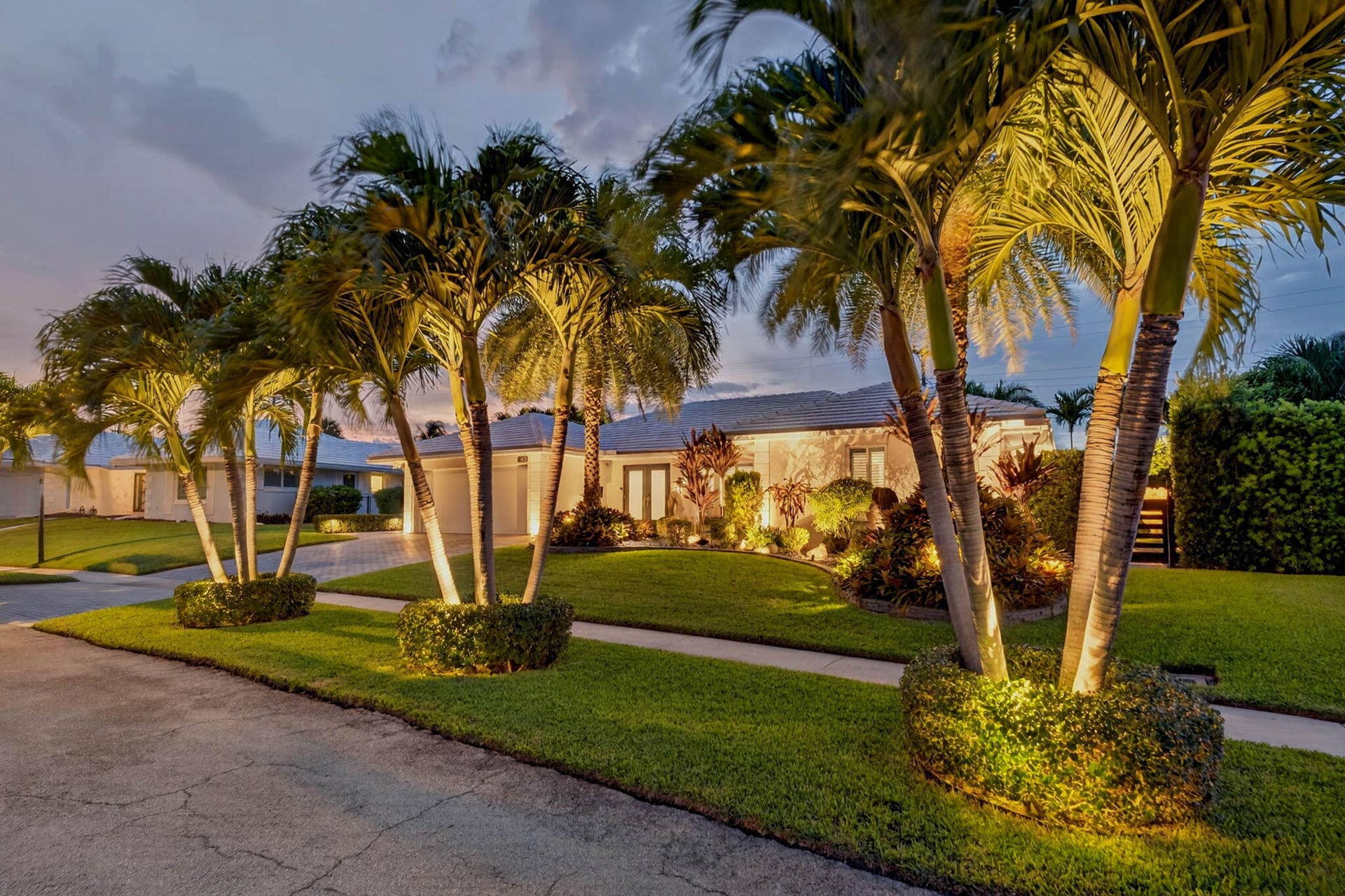 651 Juneberry Court, Boca Raton, FL 33486 FRONT VIEW NIGHT