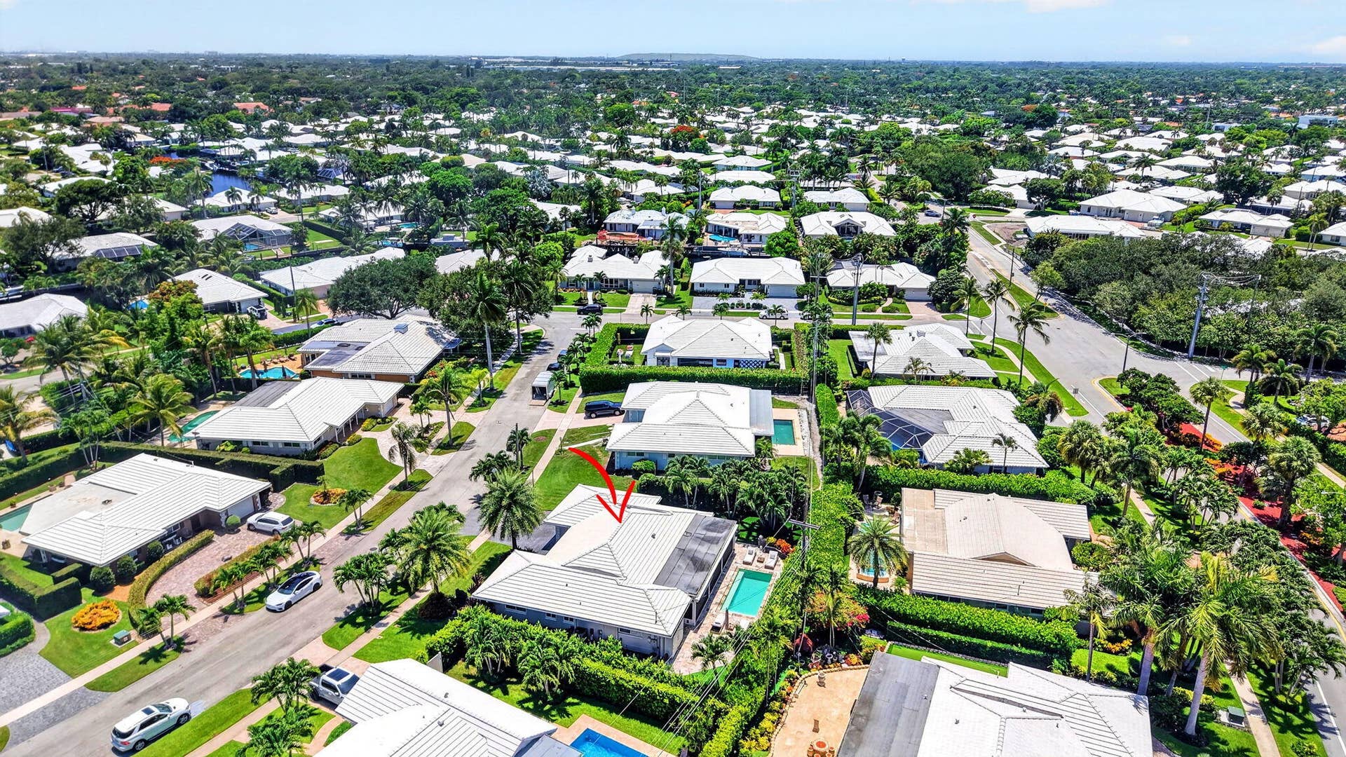 651 Juneberry Court, Boca Raton, FL 33486 AERIAL VIEW OF PROPERTY
