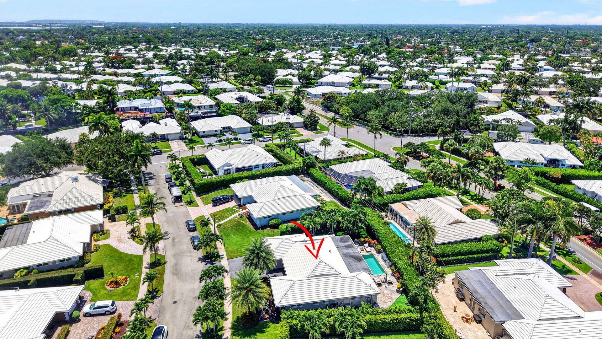 651 Juneberry Court, Boca Raton, FL 33486 AERIAL VIEW OF PROPERTY