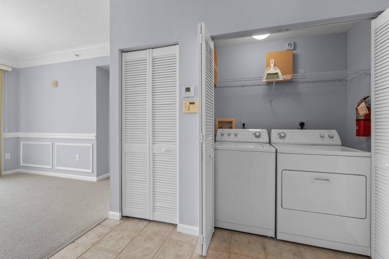 276 MURCIA Drive, #213, Jupiter, Jupiter, FL 33458 Laundry