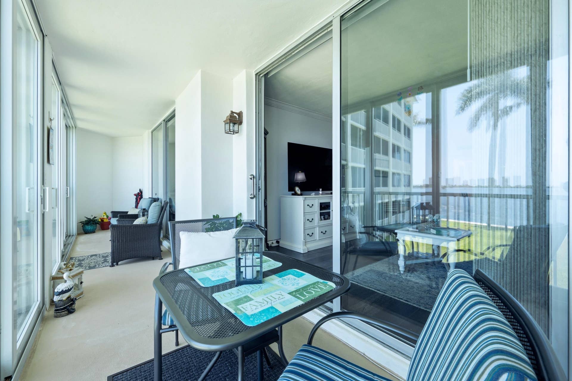 100 Paradise Harbour Boulevard, #203, North Palm Beach, FL 33408 Glassed in Porch