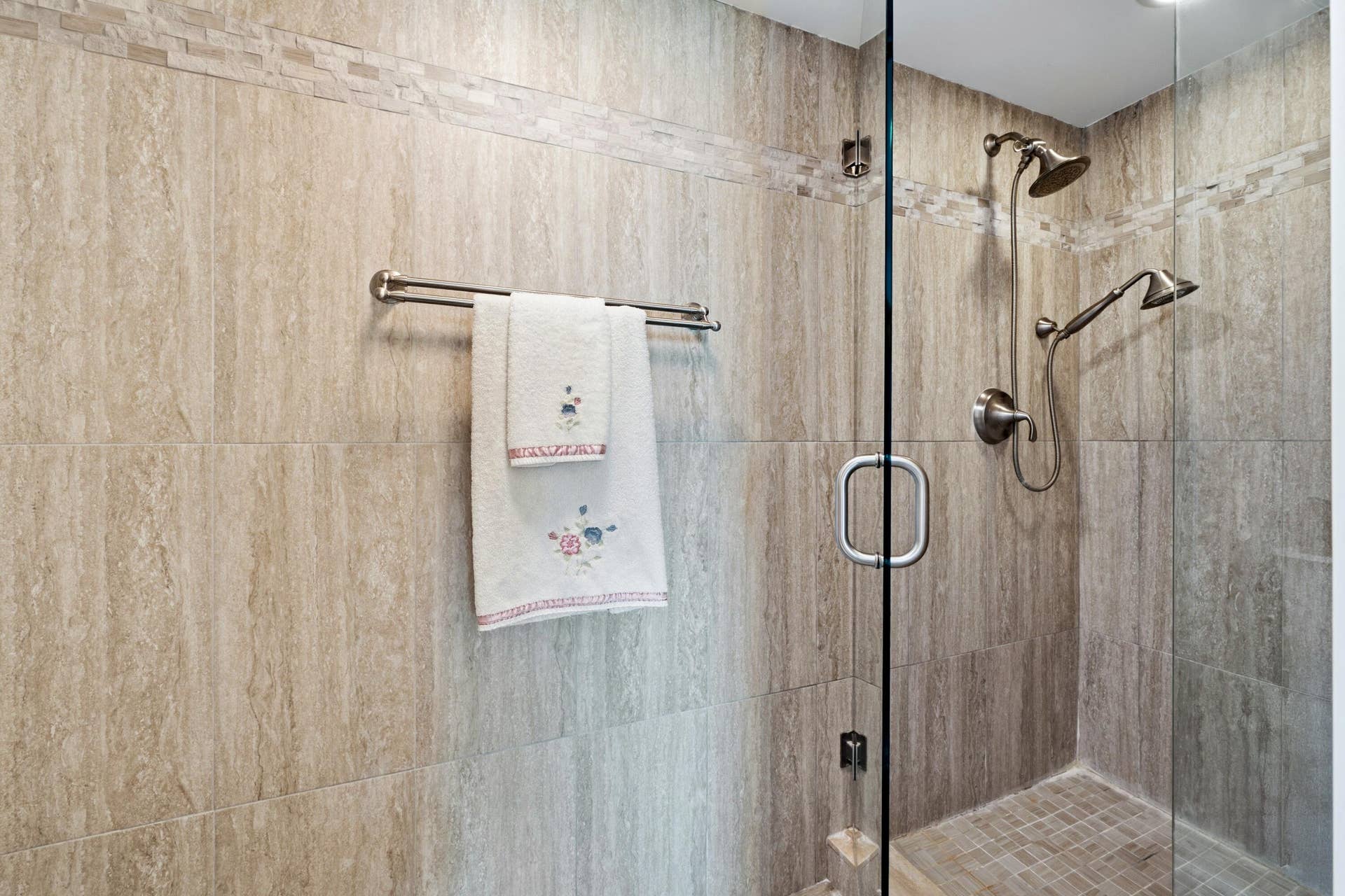 100 Paradise Harbour Boulevard, #203, North Palm Beach, FL 33408 Master Bath Shower