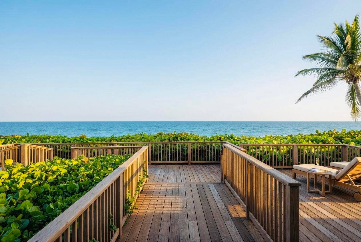 Beach walkway