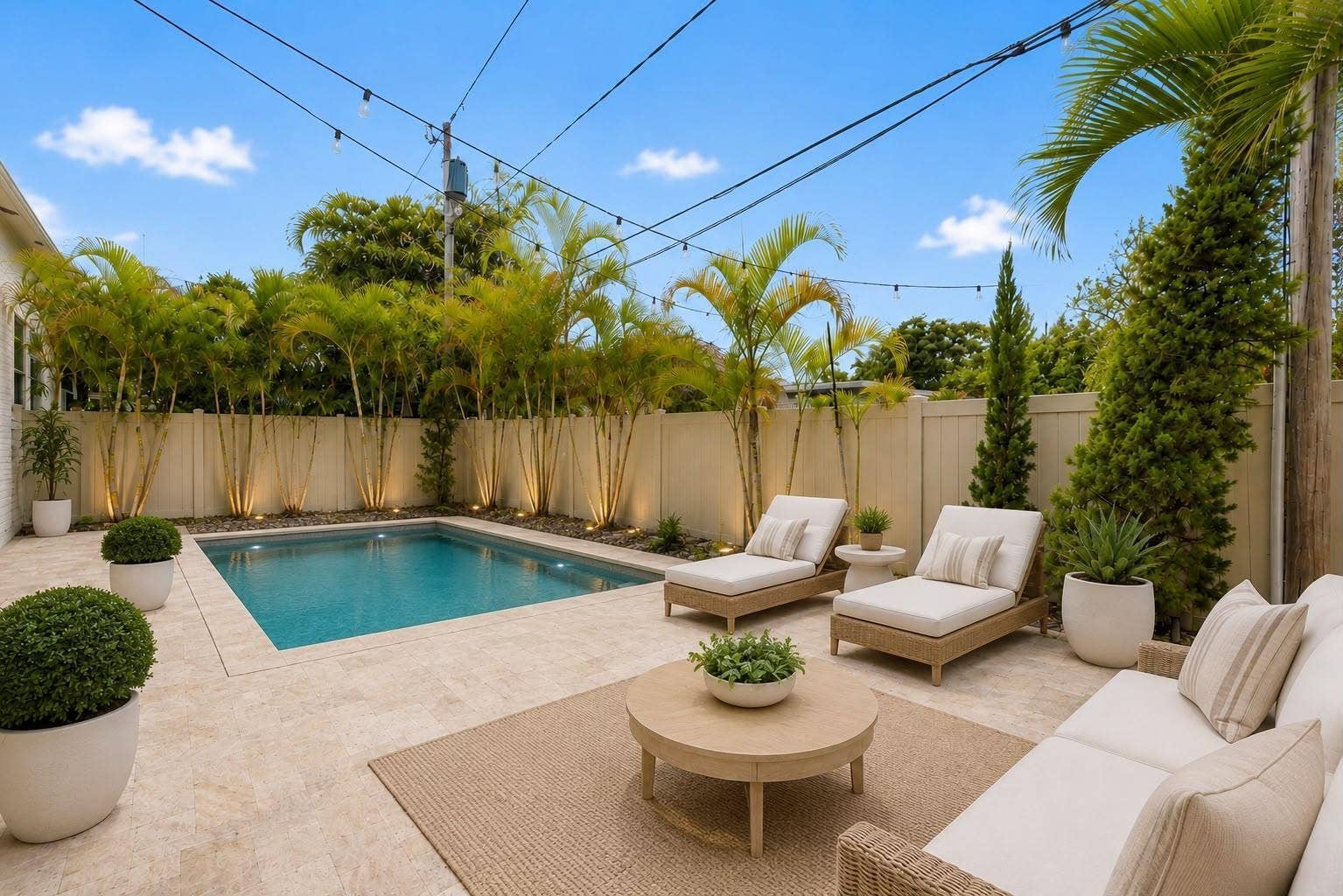 1505 SW 23RD Street, Fort Lauderdale, FL 33315 Imagined with a pool. There is plenty of room to add a pool.
