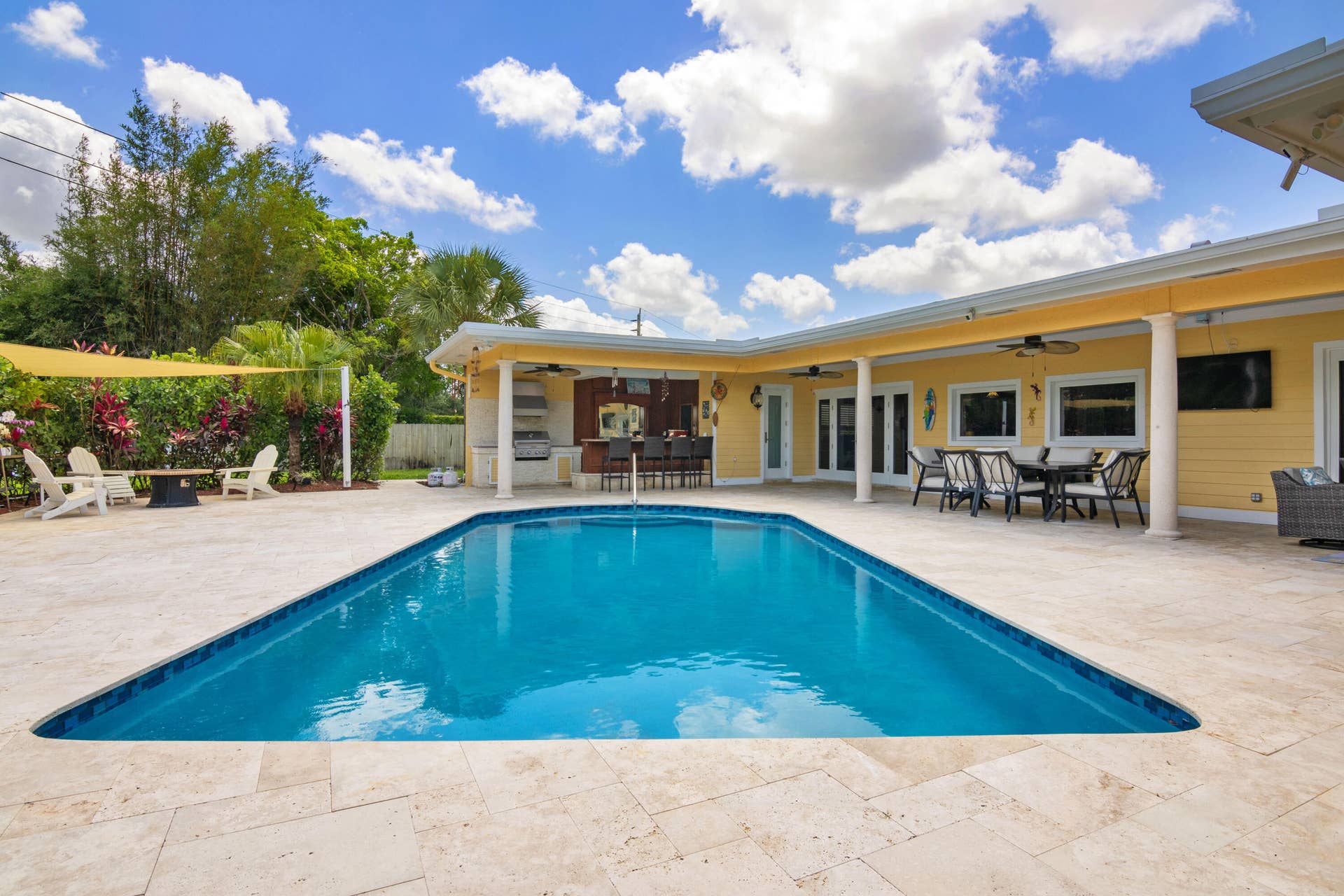 pool view from side