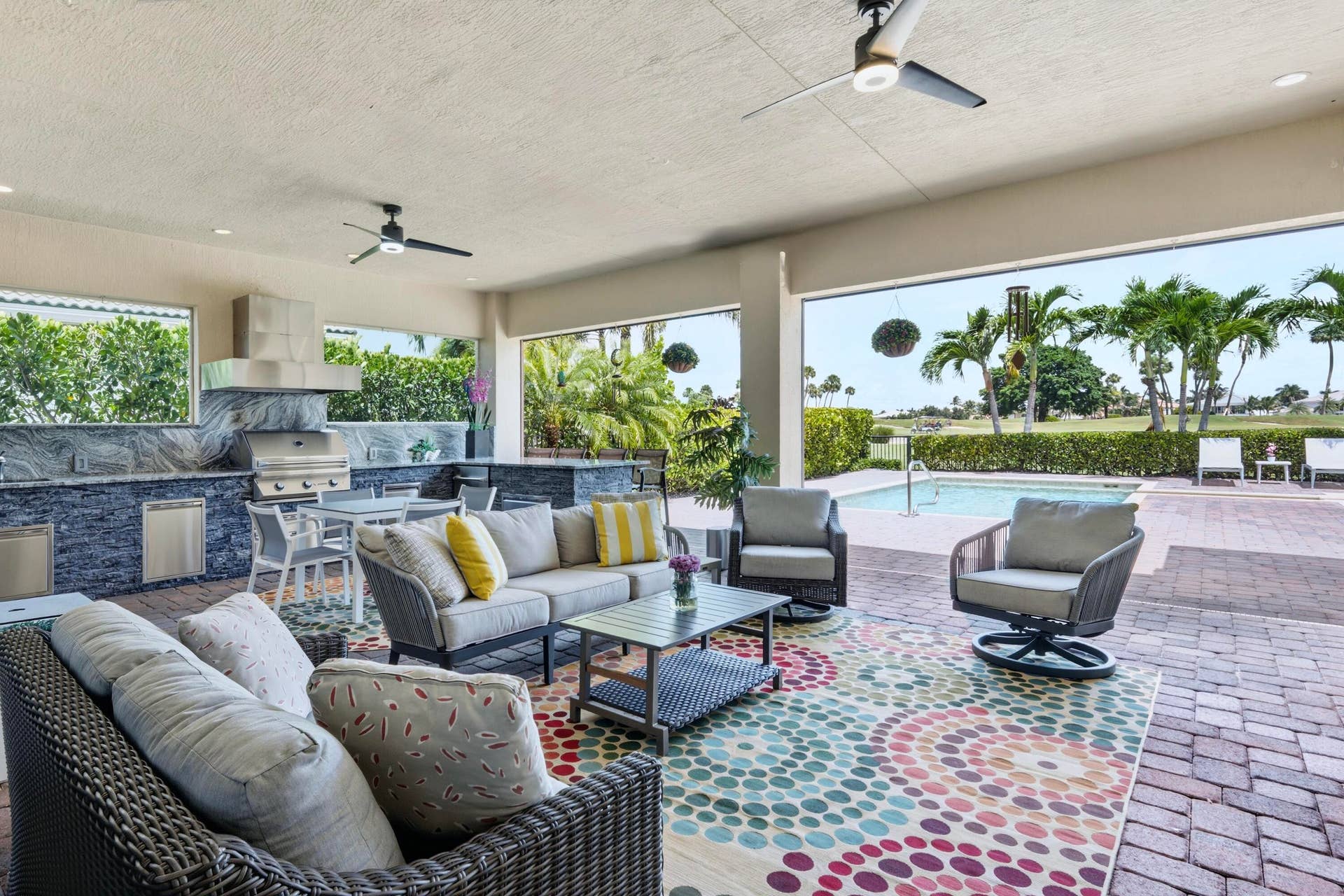 Expansive Covered Lanai