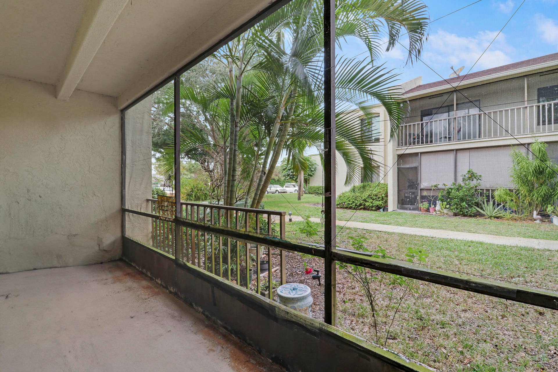 150 PINEVIEW Road, #C4, Jupiter, Jupiter, FL 33469 Screened Patio