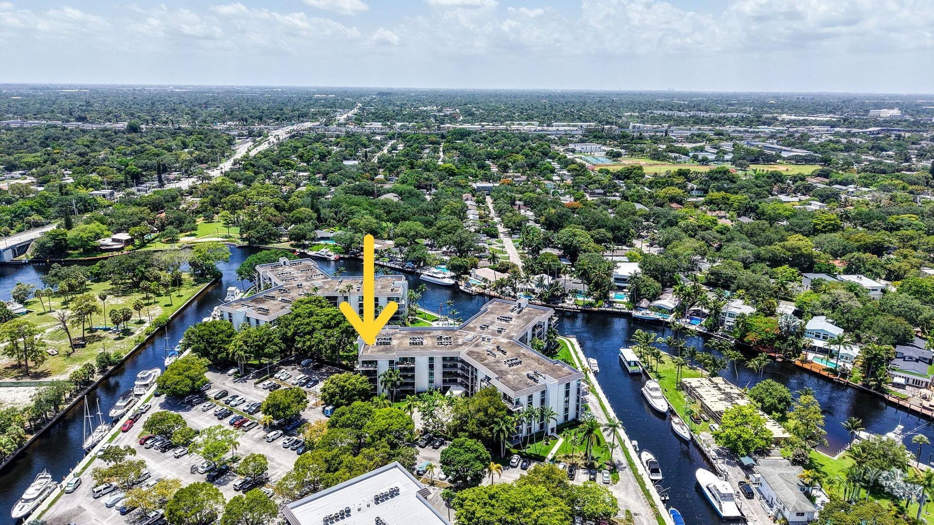 1301 River Reach Drive, #516, Fort Lauderdale, FL 33315 1301 Building on the New River-Aerial View