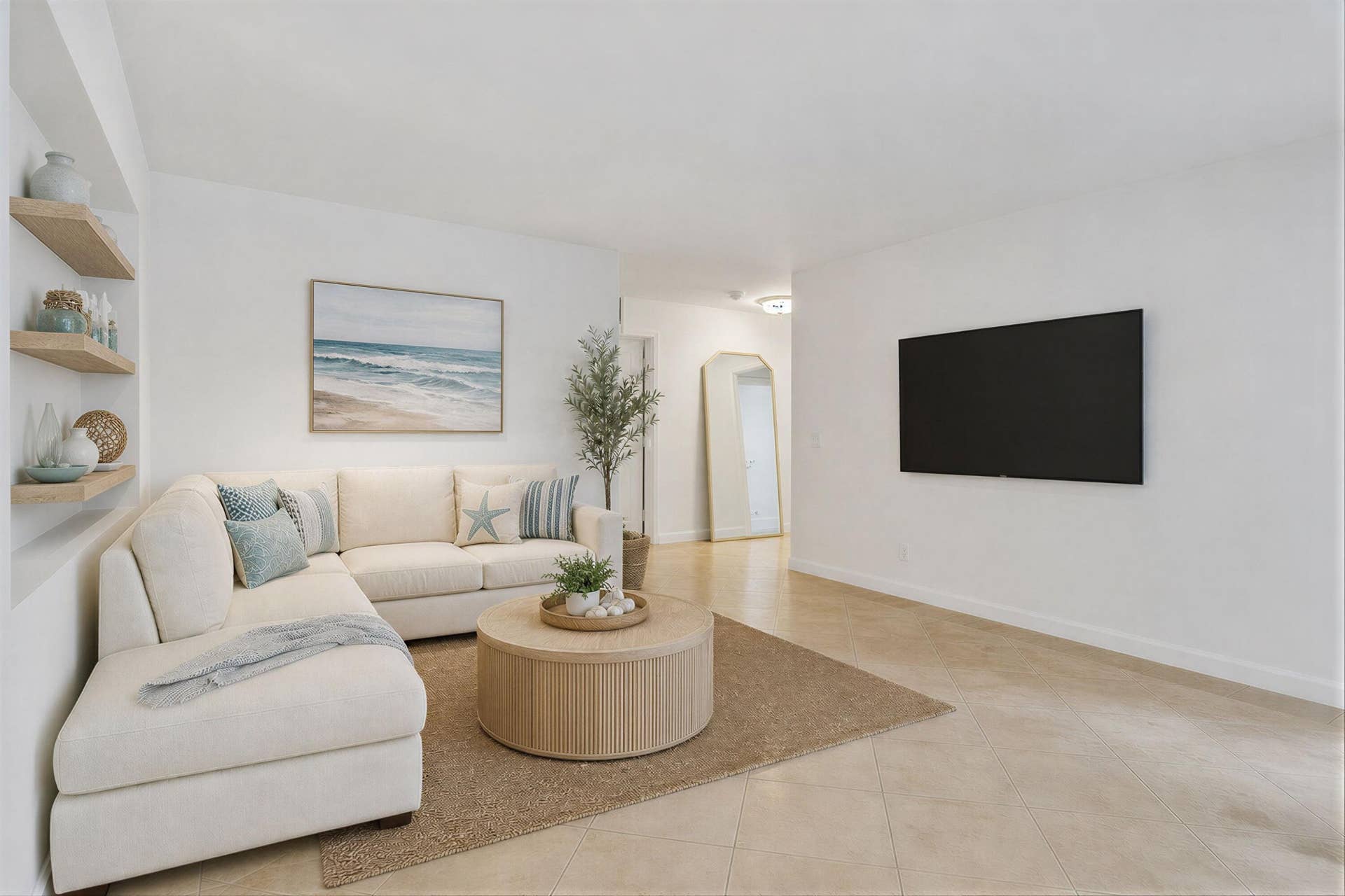 2731 NE 5th Street, Pompano Beach, FL 33062 Staged Den furniture option- actual space
