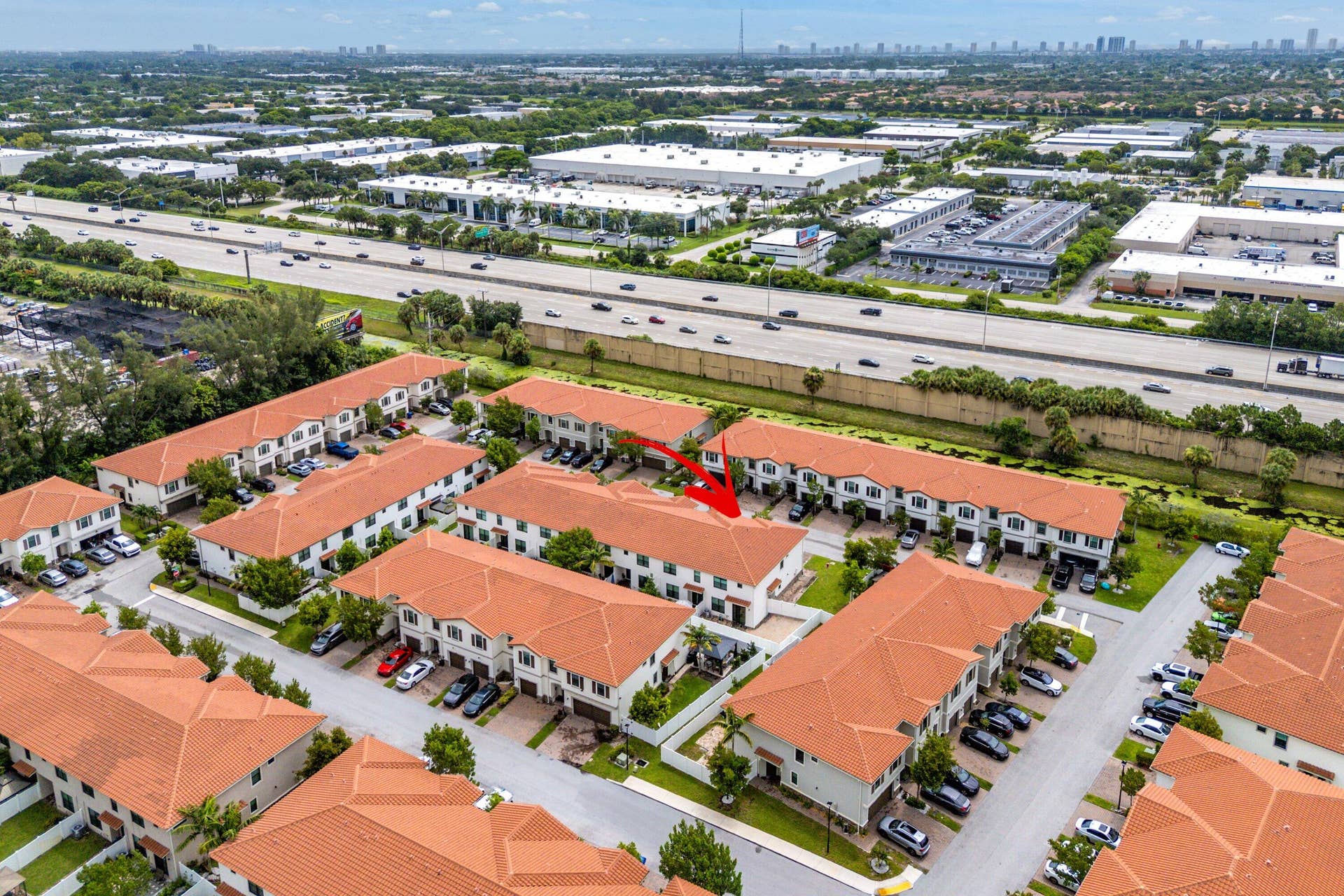 1011 WILLOW Place, Riviera Beach, FL 33410 Community Aerial