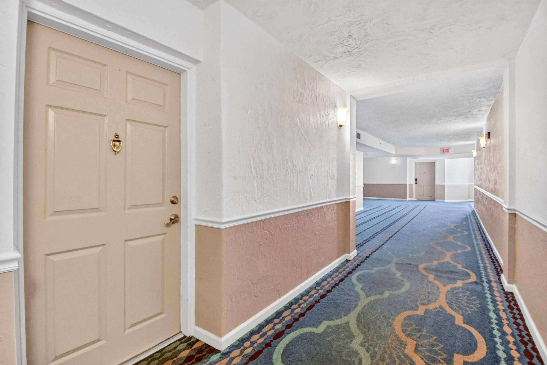 Hallway to unit