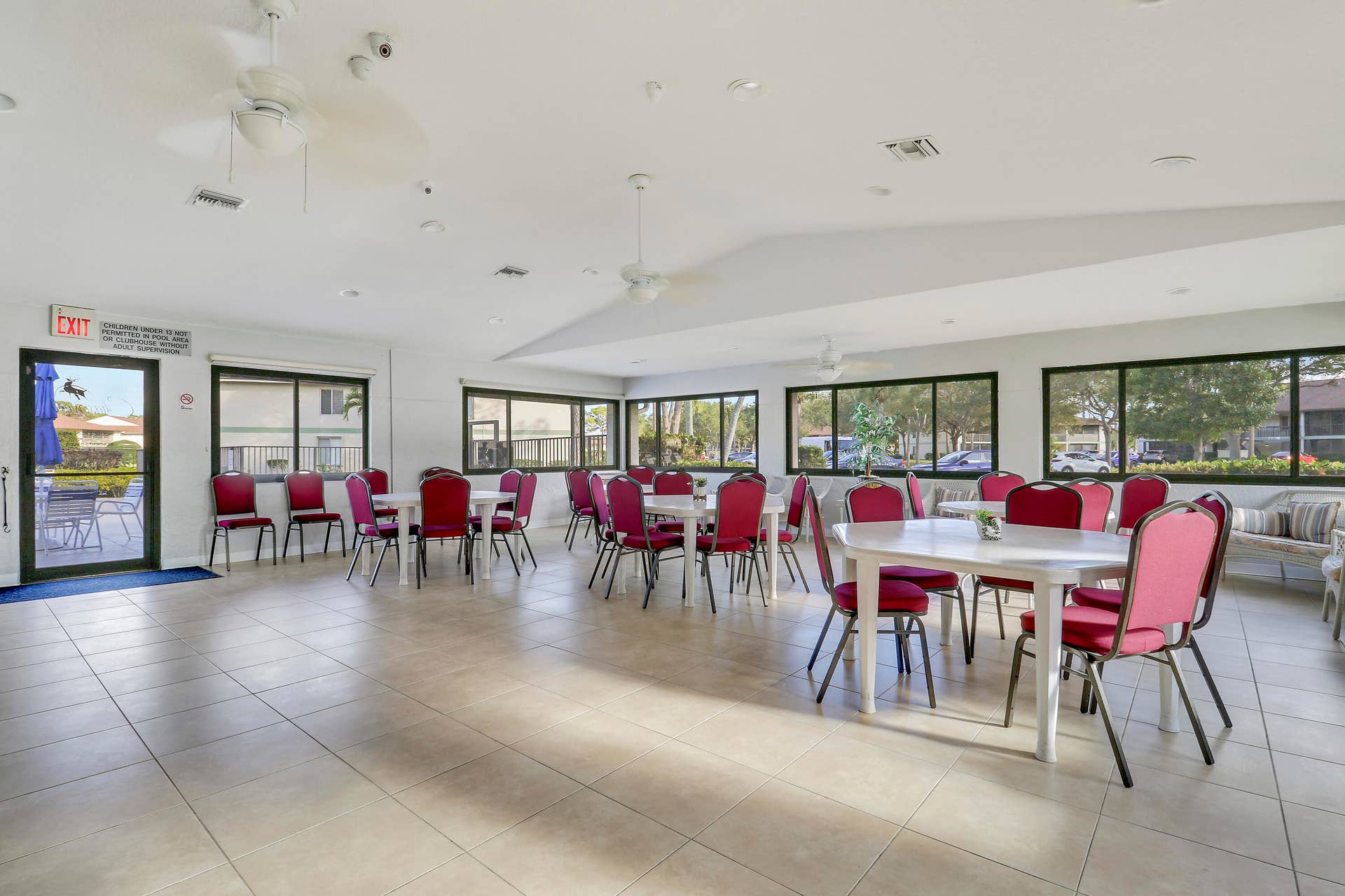 6520 Chasewood Drive, #H, Jupiter, Jupiter, FL 33458 Clubhouse gathering are