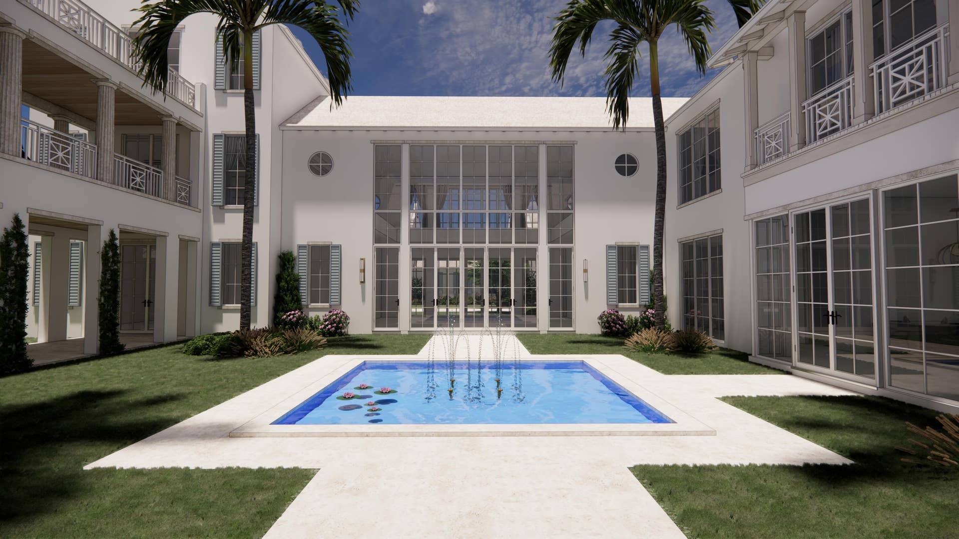 1000a Riviera Isle Drive, Fort Lauderdale, FL 33301 Courtyard 02- 2 Story