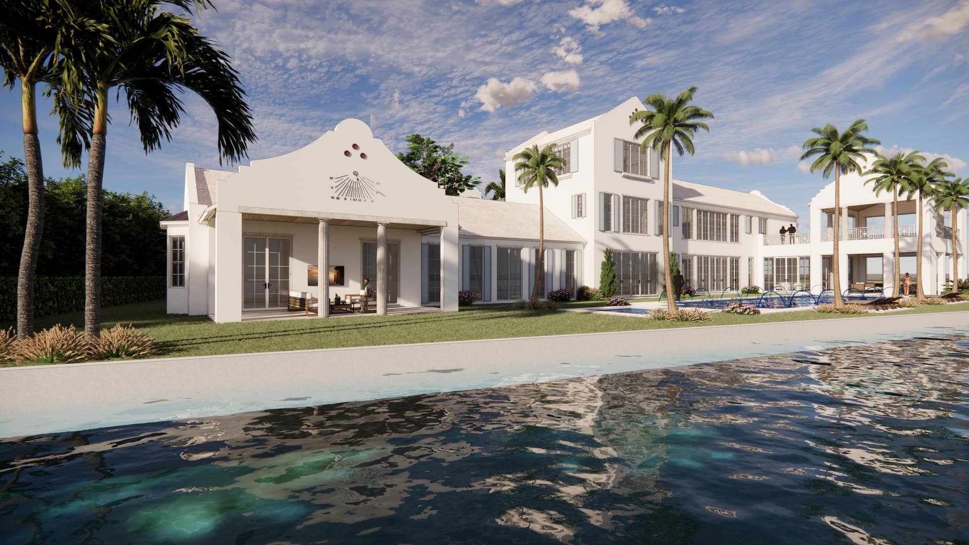 1000a Riviera Isle Drive, Fort Lauderdale, FL 33301 Rear 01-Corner Sundial