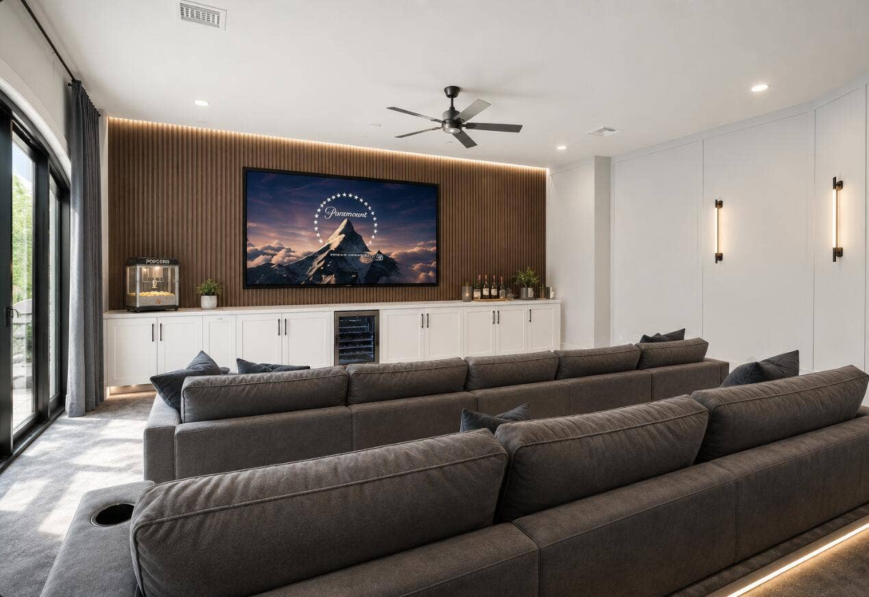 6041 NW 84th Terrace, Parkland, FL 33067 Theater room - virtually staged